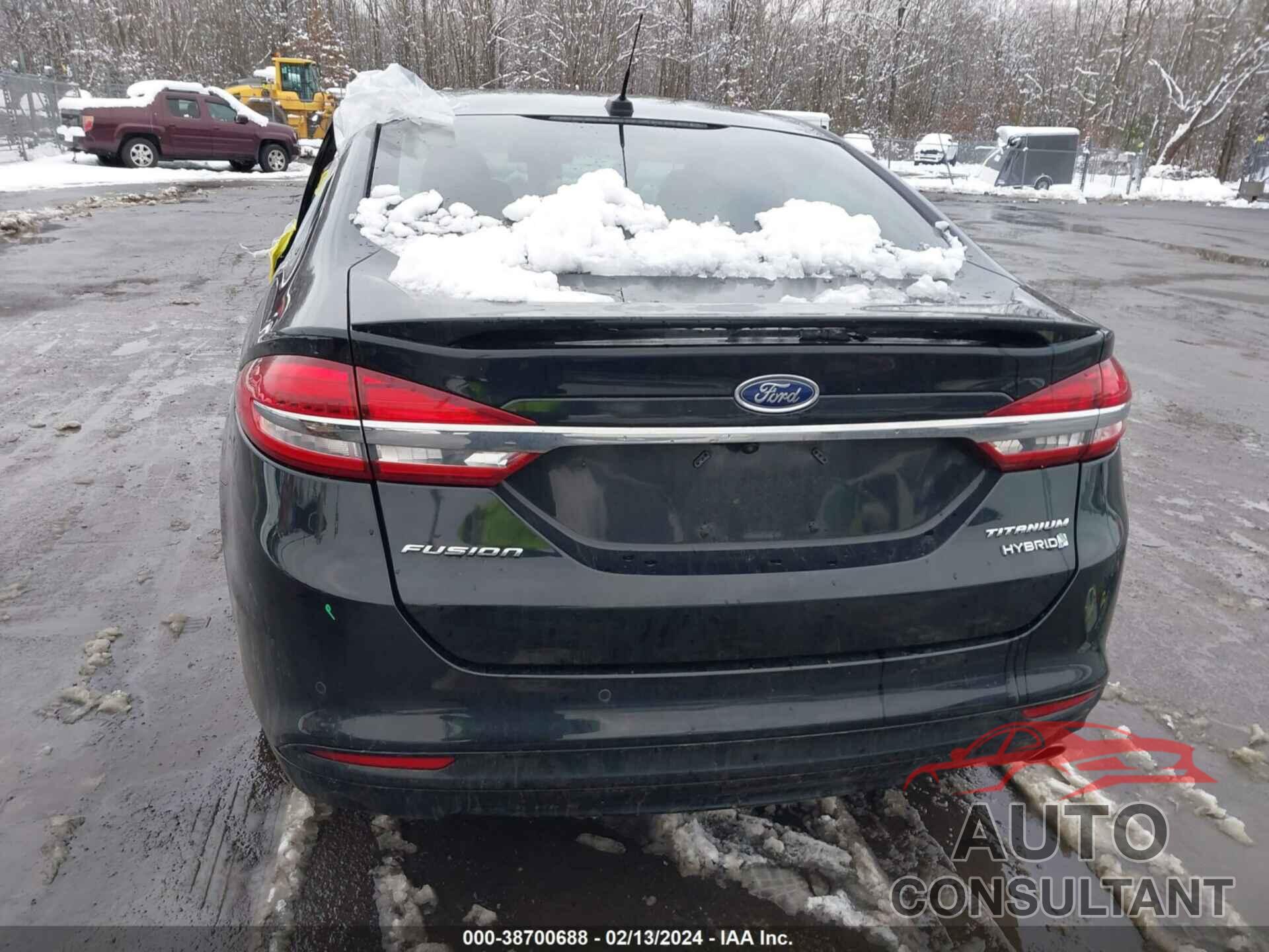 FORD FUSION HYBRID 2017 - 3FA6P0RU6HR403266