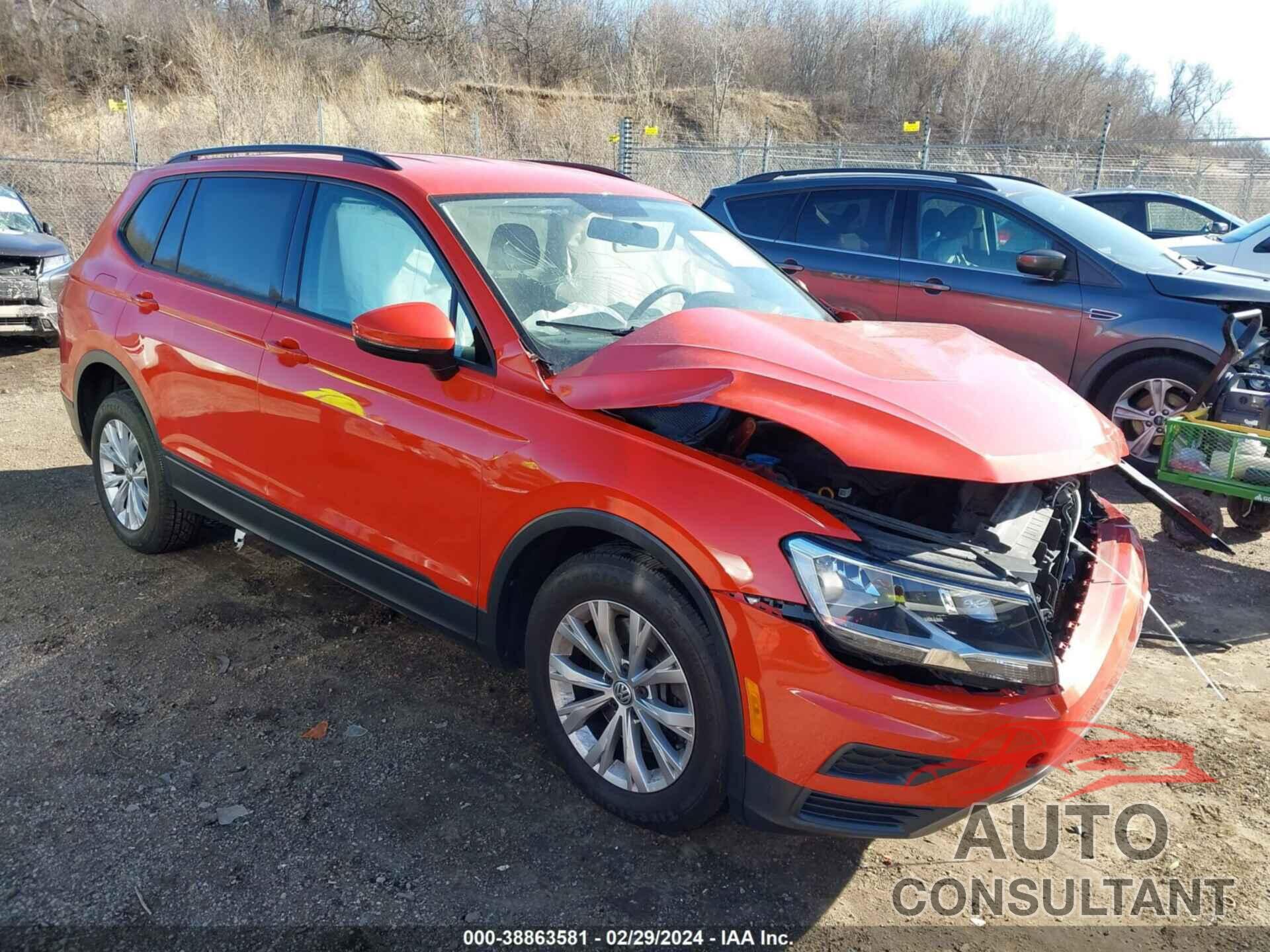 VOLKSWAGEN TIGUAN 2018 - 3VV0B7AX1JM205759