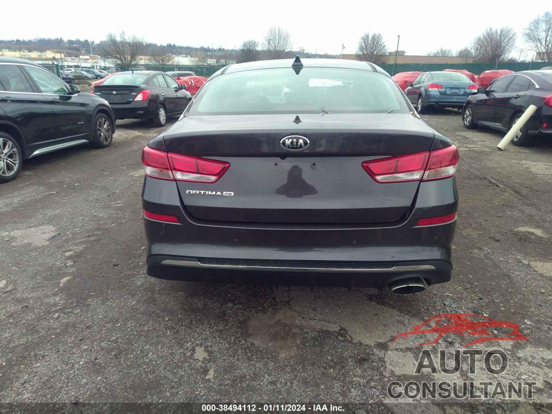 KIA OPTIMA 2019 - 5XXGT4L31KG326443