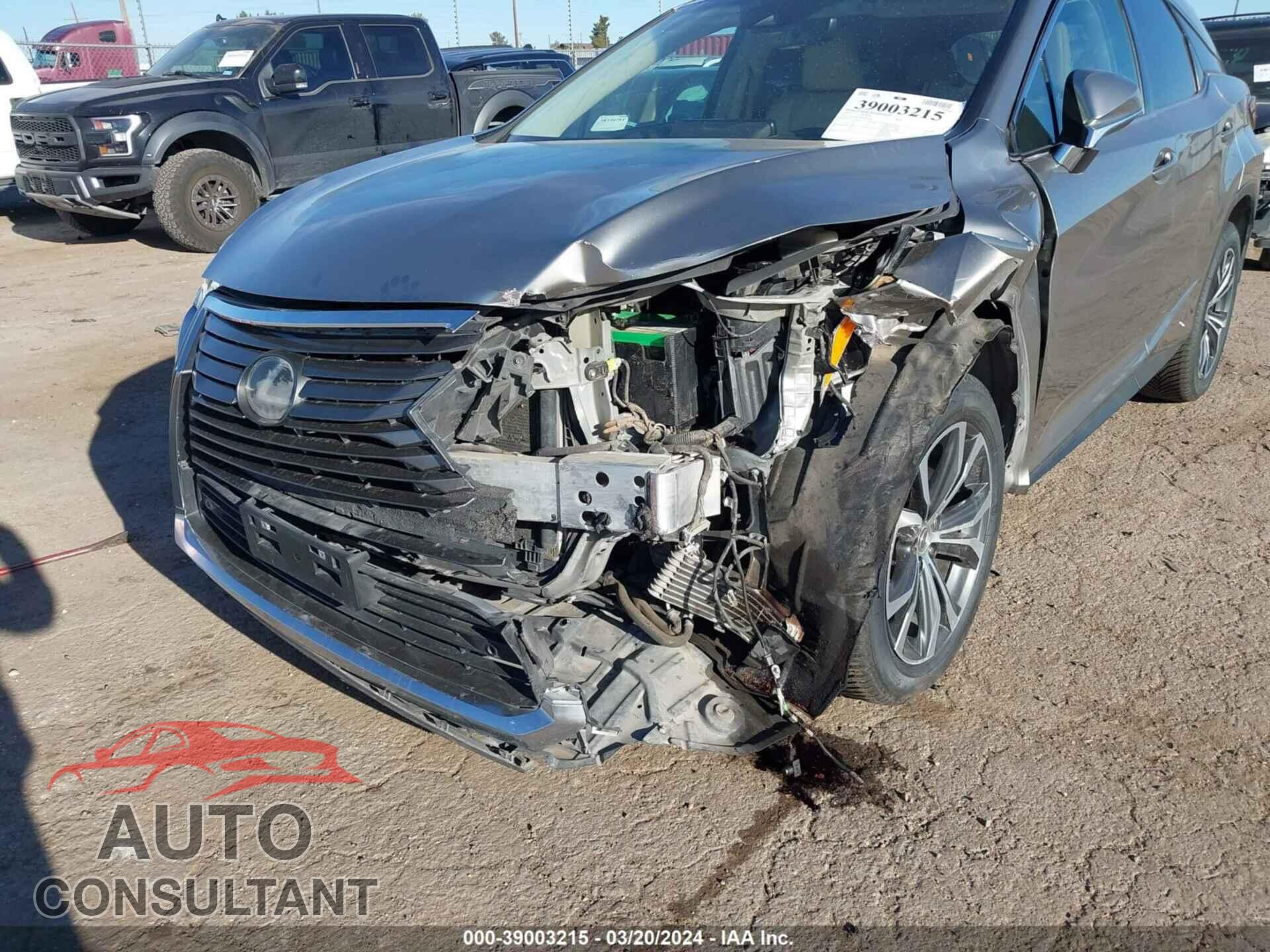LEXUS RX 2017 - 2T2ZZMCA6HC041464