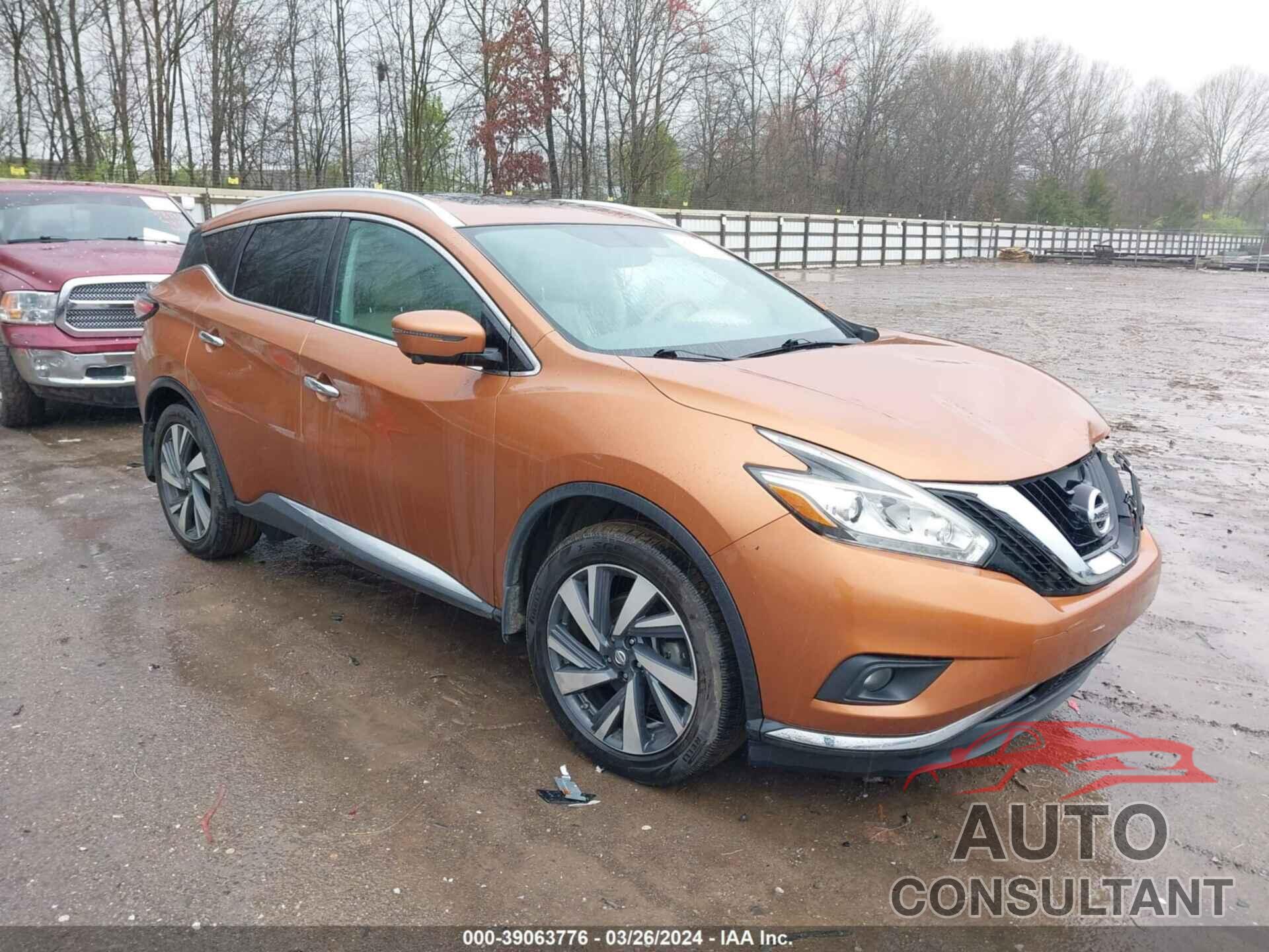 NISSAN MURANO 2016 - 5N1AZ2MH3GN126724