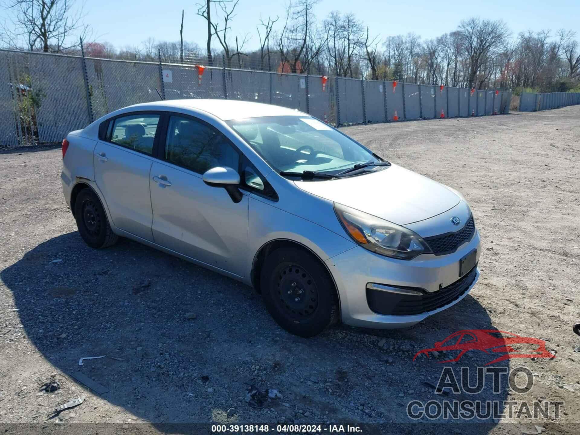 KIA RIO 2016 - KNADM4A30G6659271