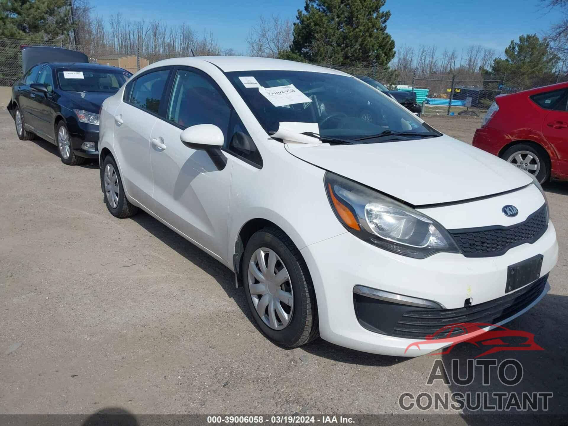 KIA RIO 2016 - KNADM4A32G6553291