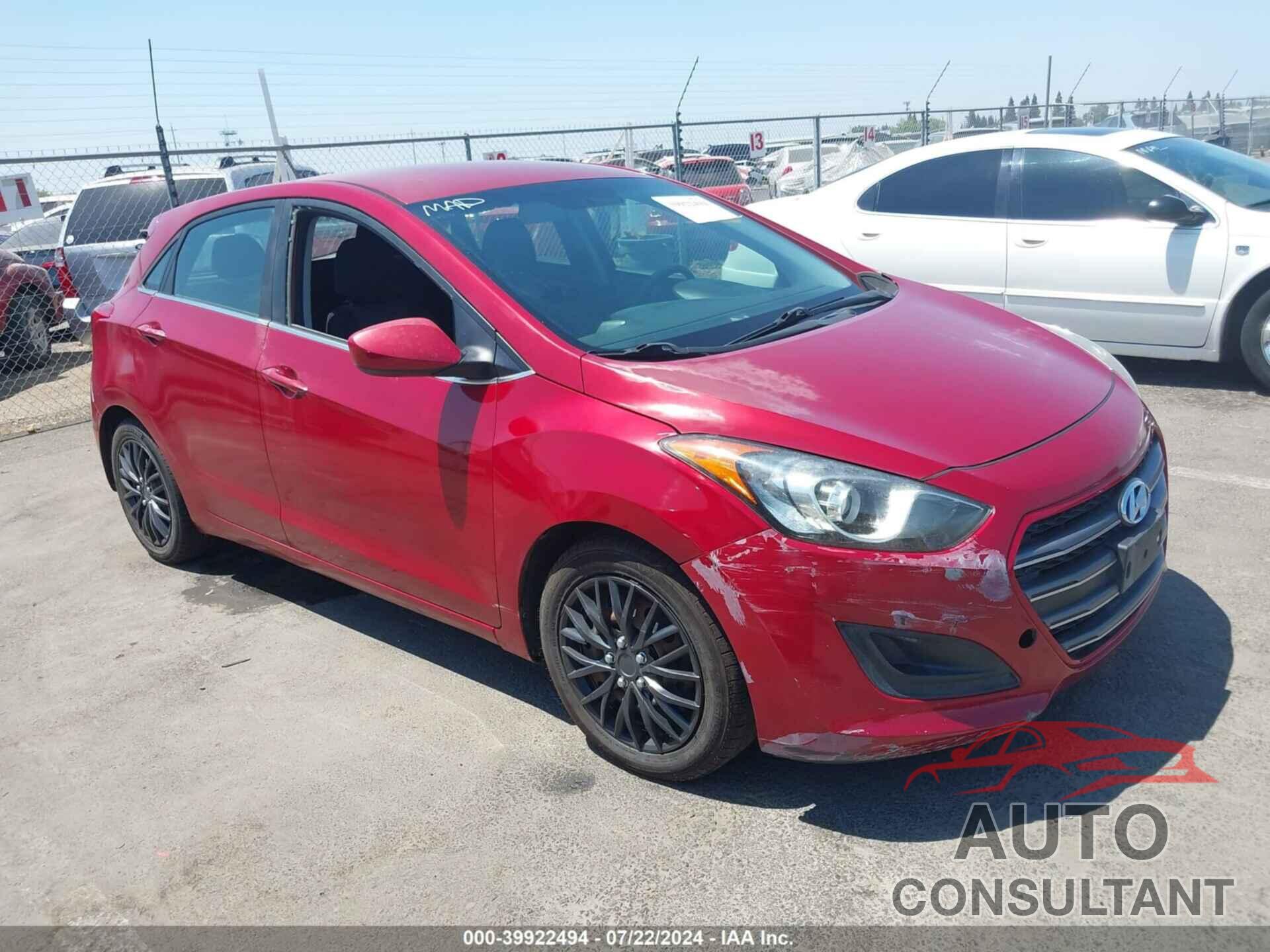 HYUNDAI ELANTRA GT 2016 - KMHD35LH5GU309341