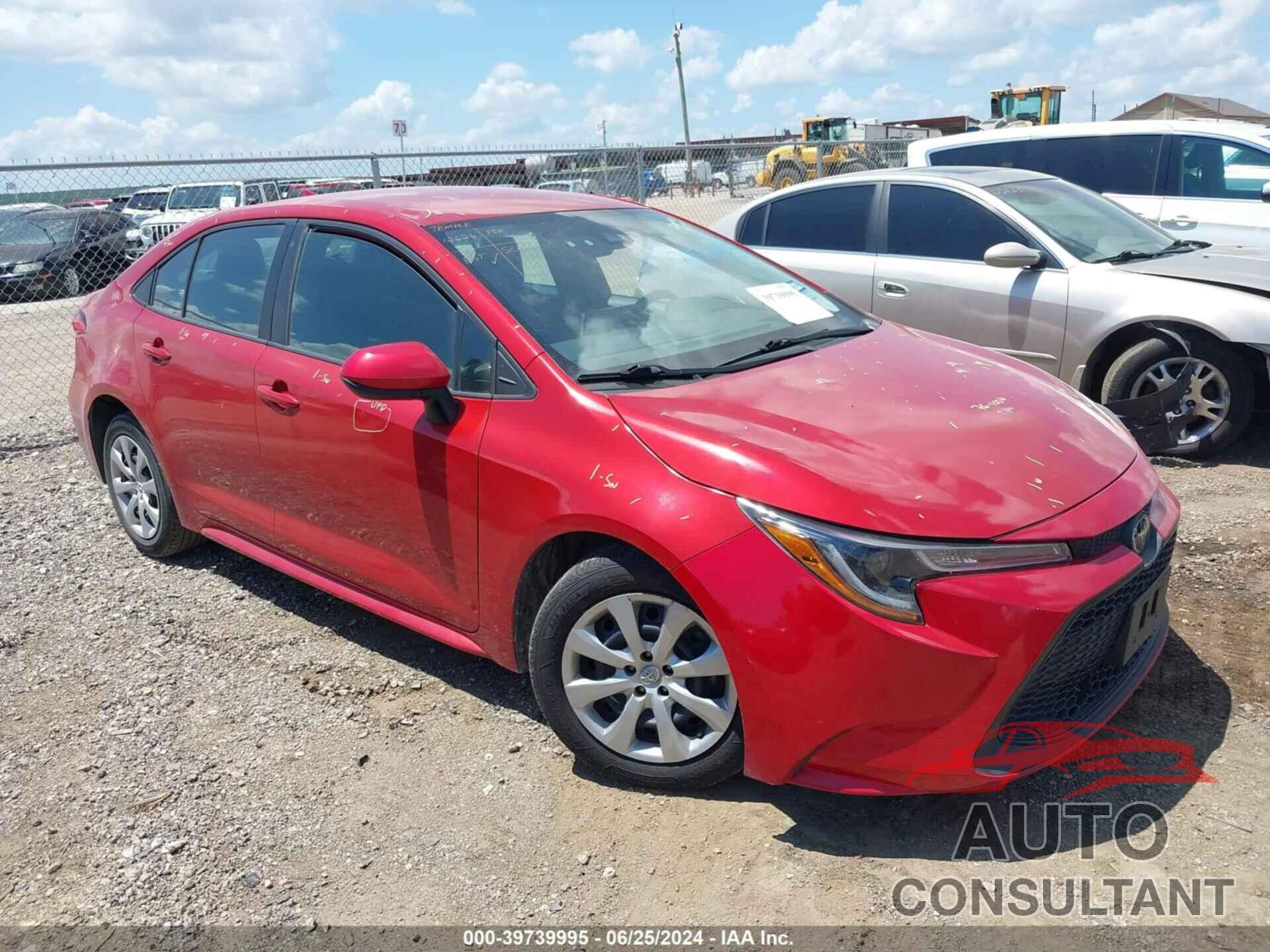 TOYOTA COROLLA 2021 - 5YFEPMAE0MP252376