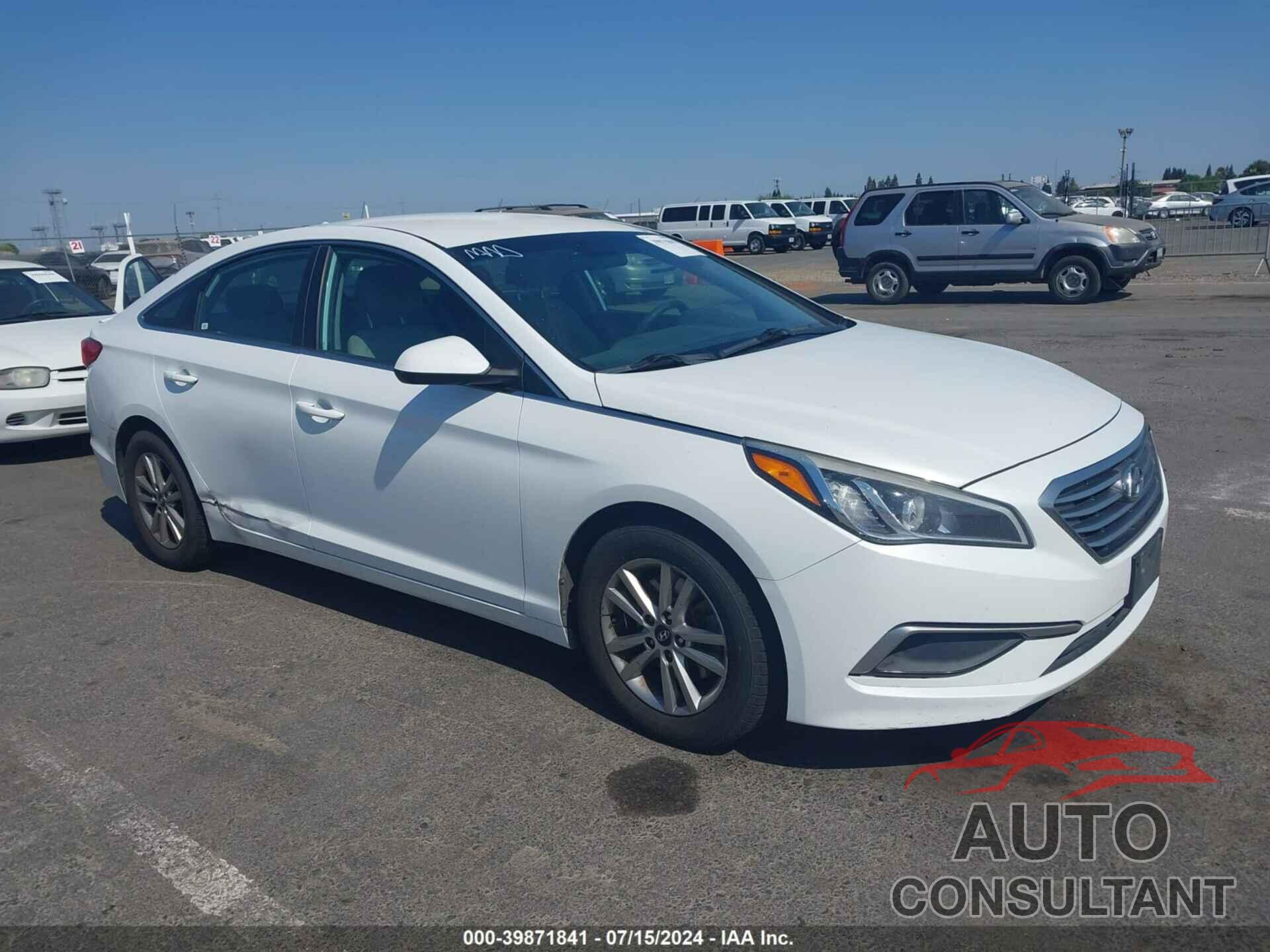 HYUNDAI SONATA 2016 - 5NPE24AF9GH396050