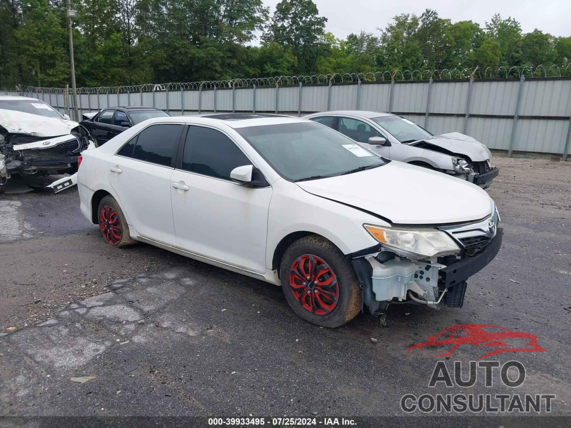 TOYOTA CAMRY 2012 - 4T1BF1FK3CU513189