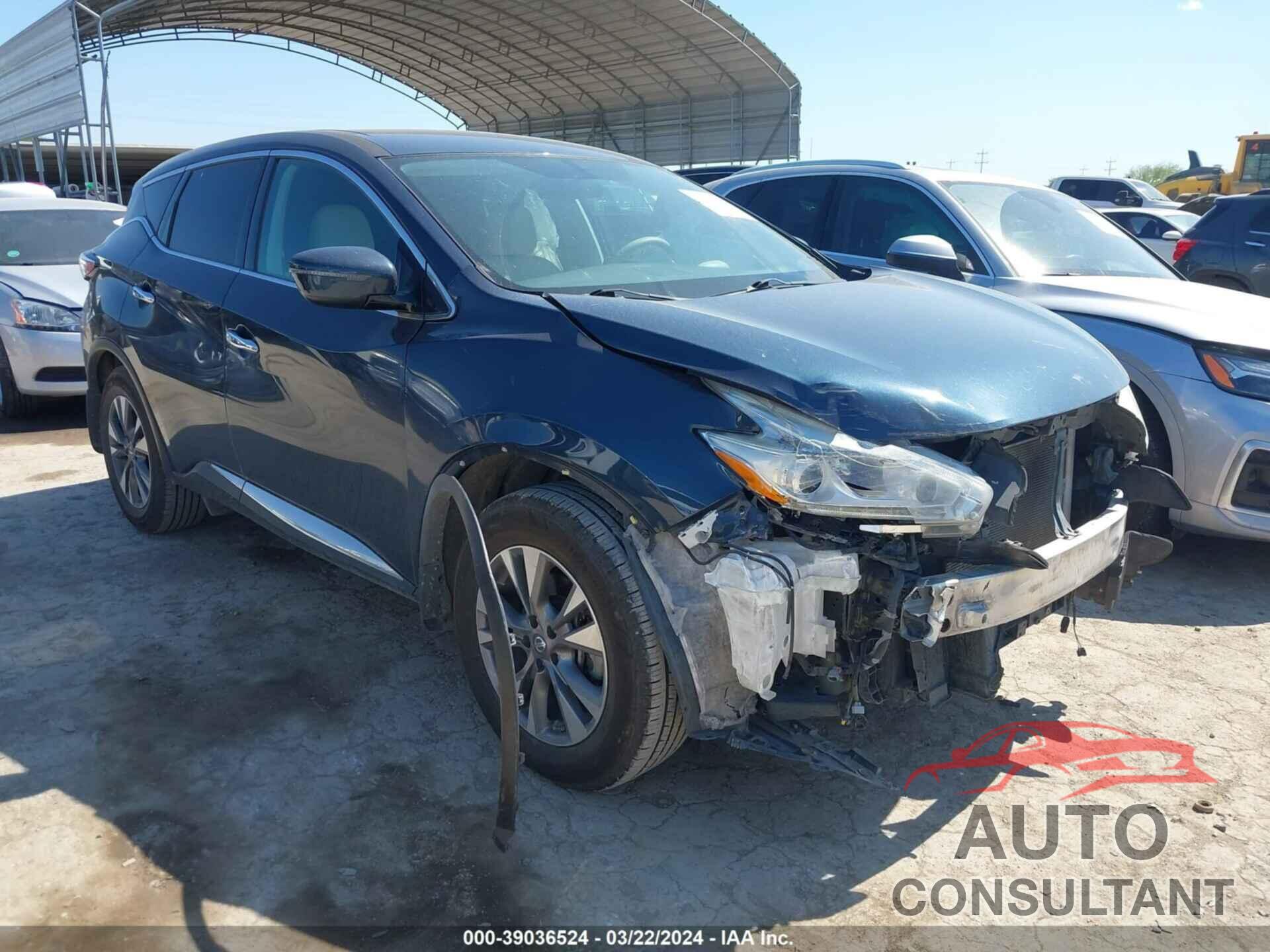 NISSAN MURANO 2017 - 5N1AZ2MG8HN121771