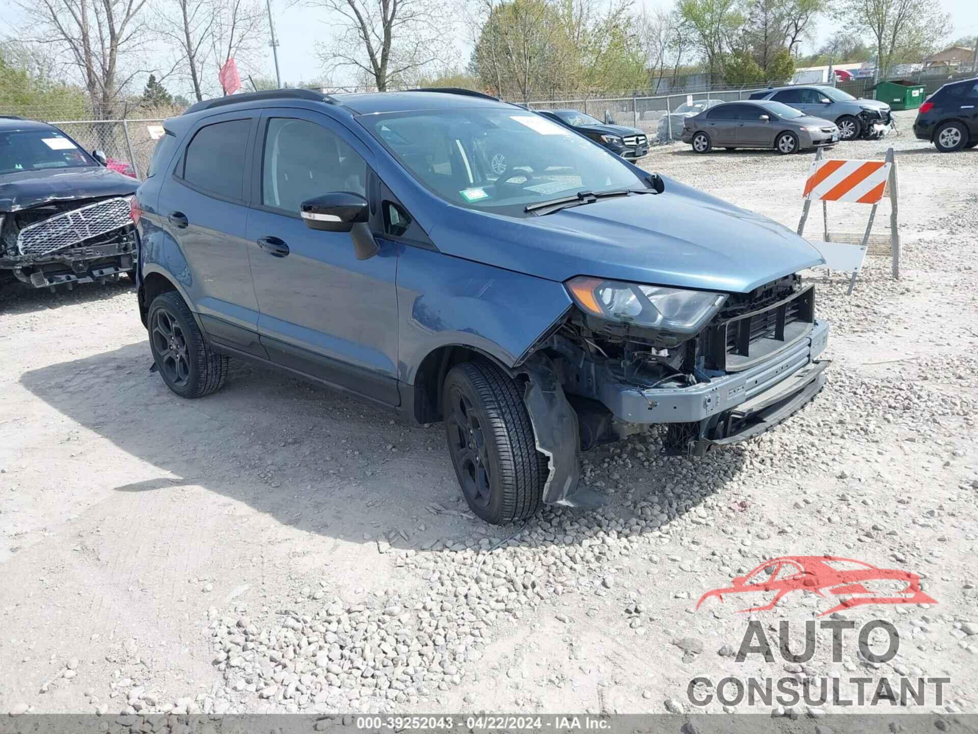 FORD ECOSPORT 2022 - MAJ6S3JL9NC458985