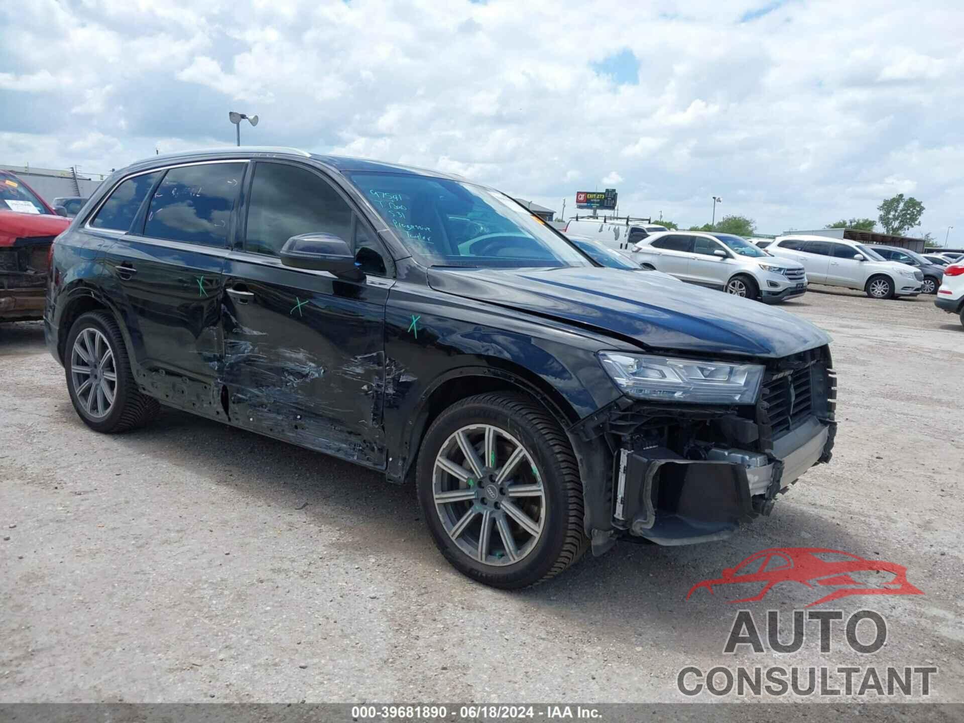 AUDI Q7 2019 - WA1AAAF75KD045372