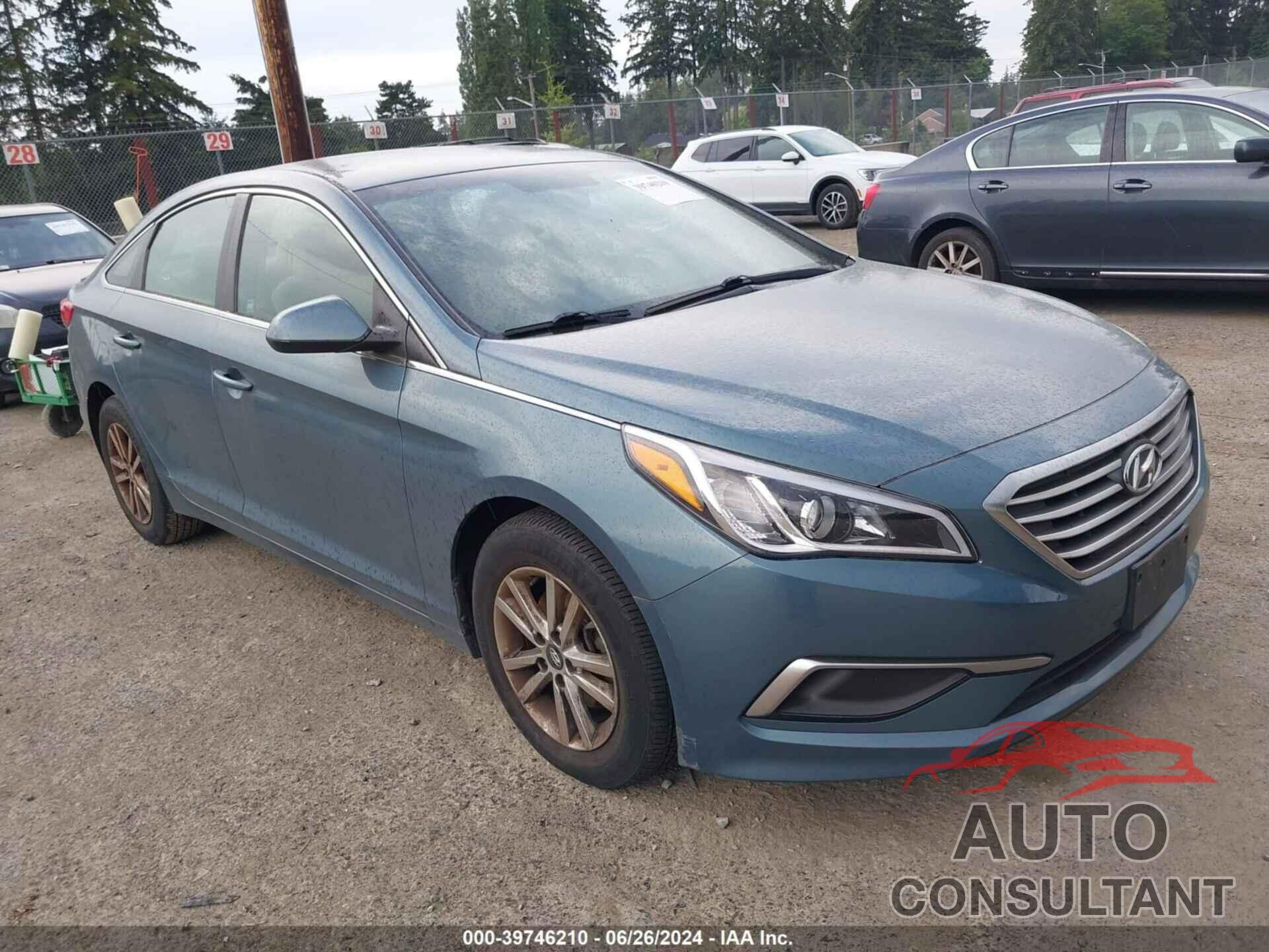 HYUNDAI SONATA 2016 - 5NPE24AF7GH272505