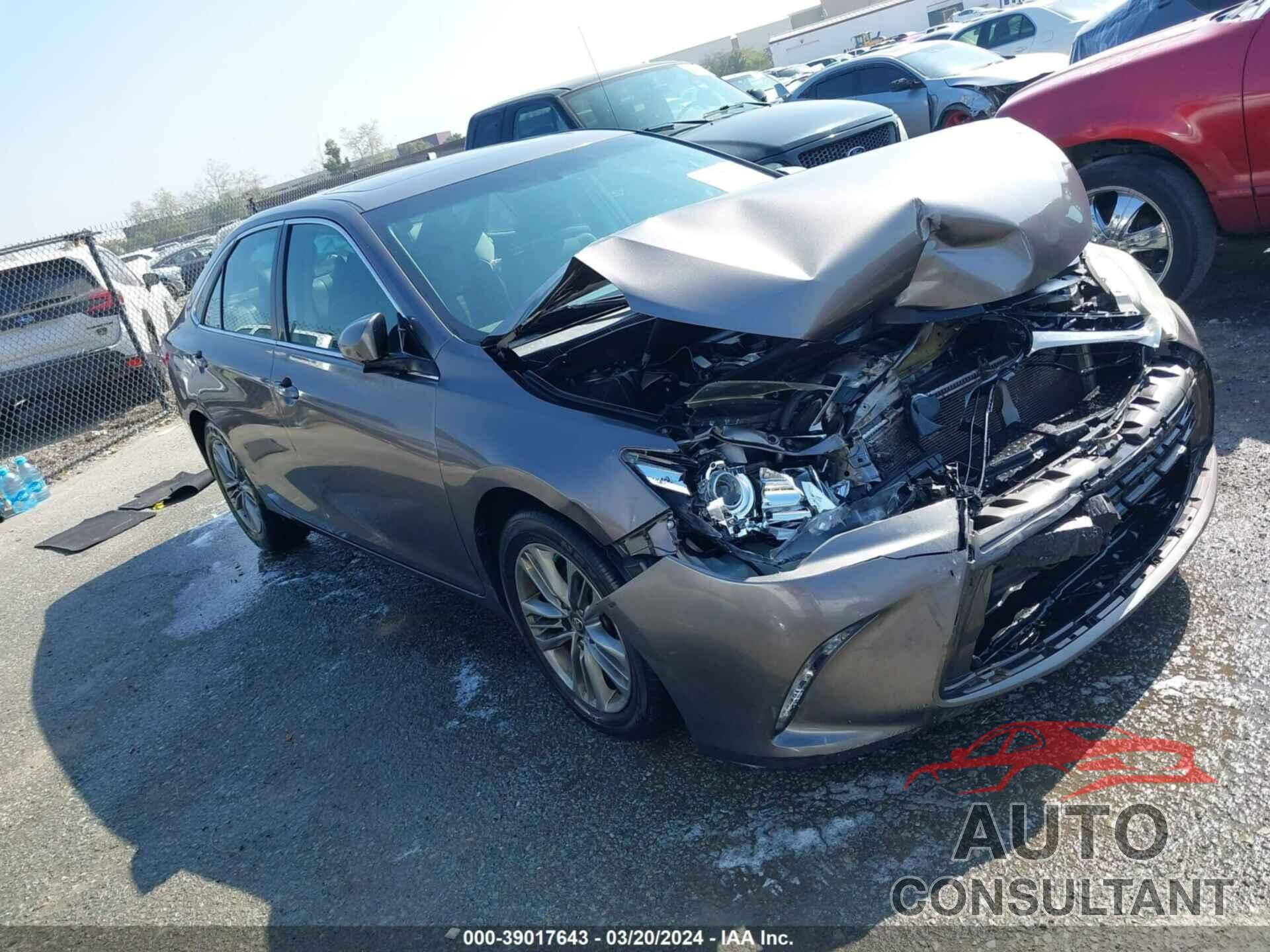 TOYOTA CAMRY 2017 - 4T1BF1FK2HU330289