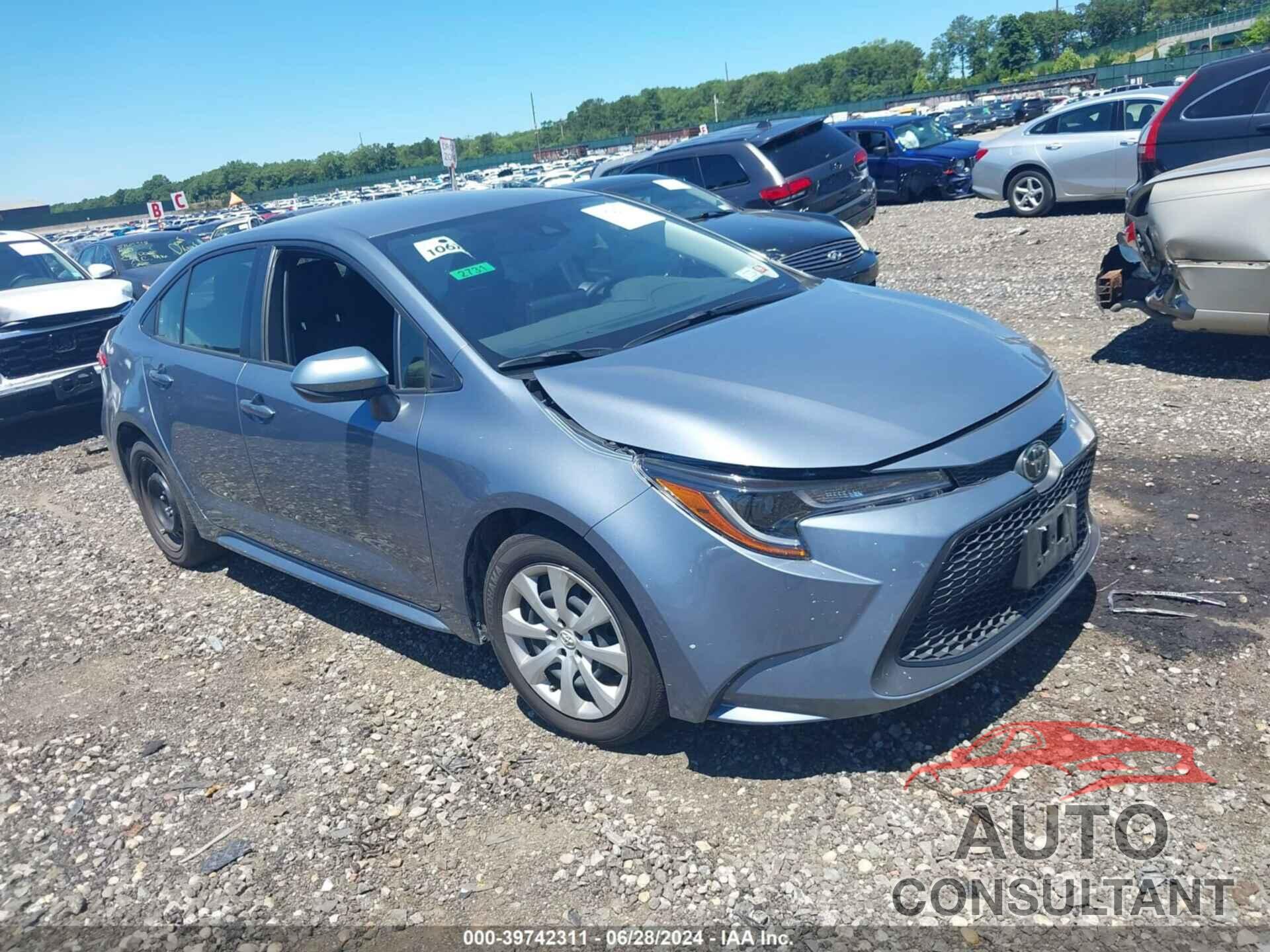 TOYOTA COROLLA 2022 - JTDEPMAEXN3029627