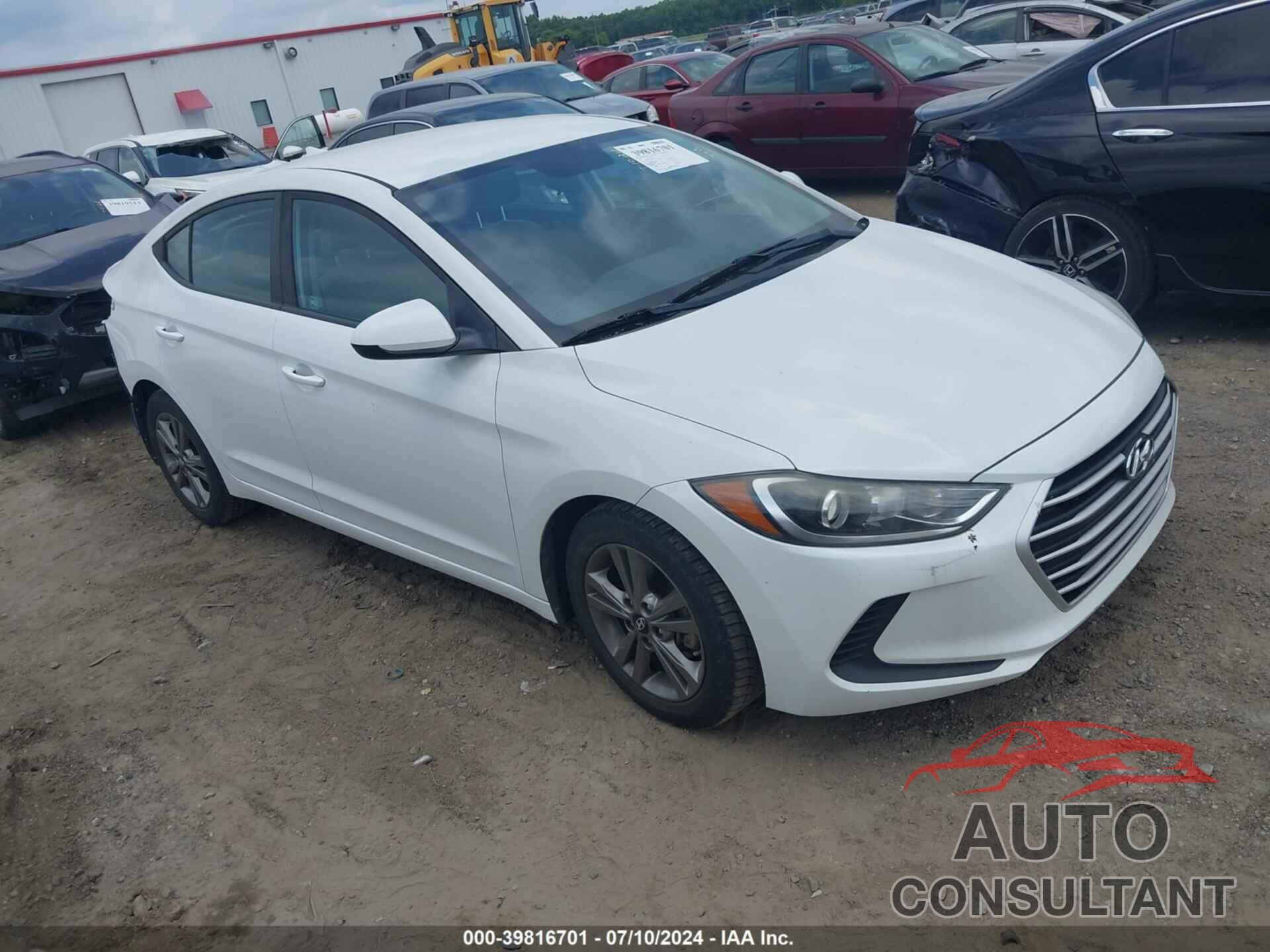 HYUNDAI ELANTRA 2017 - 5NPD84LF8HH117504