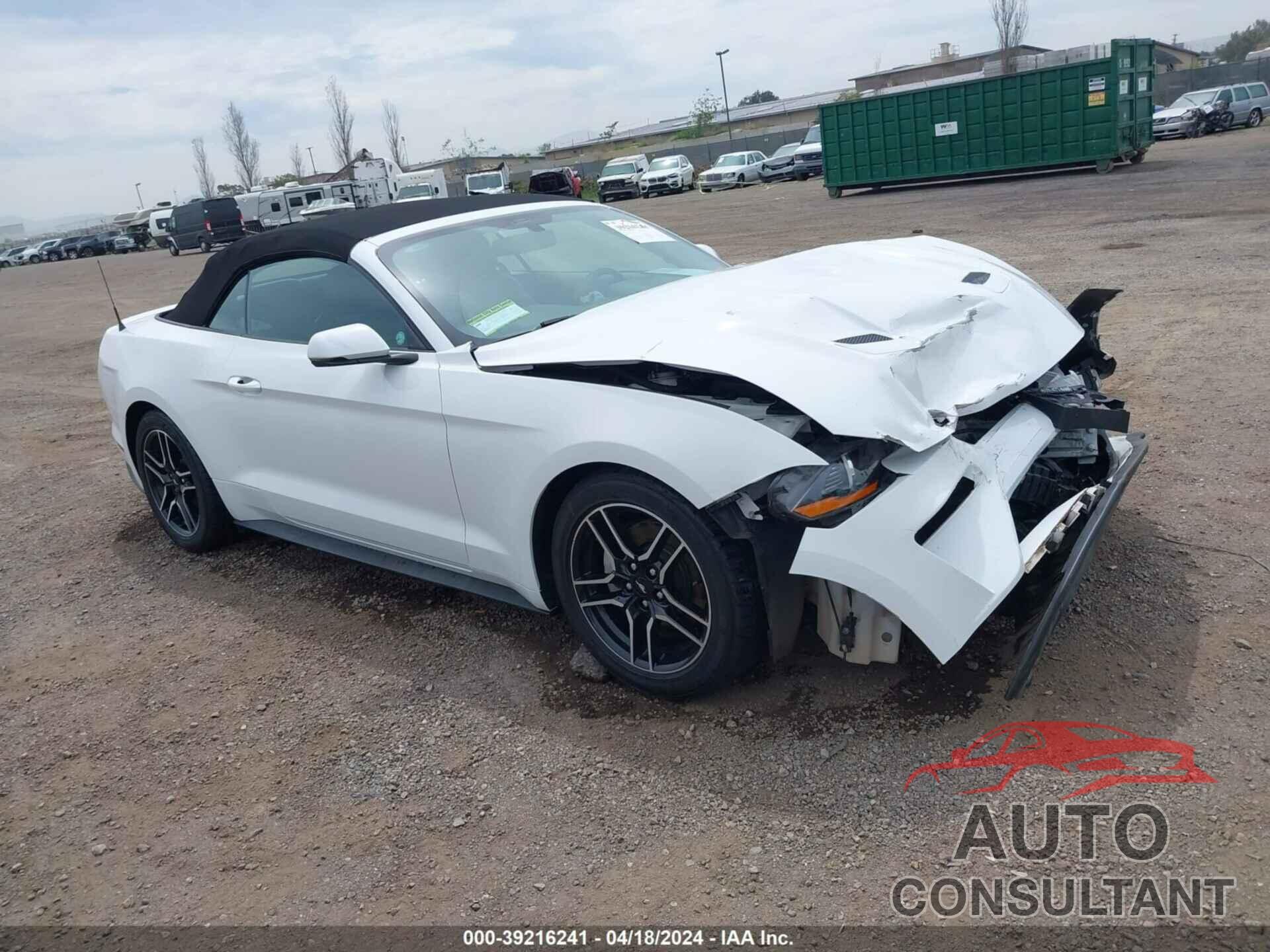 FORD MUSTANG 2018 - 1FATP8UH6J5110066