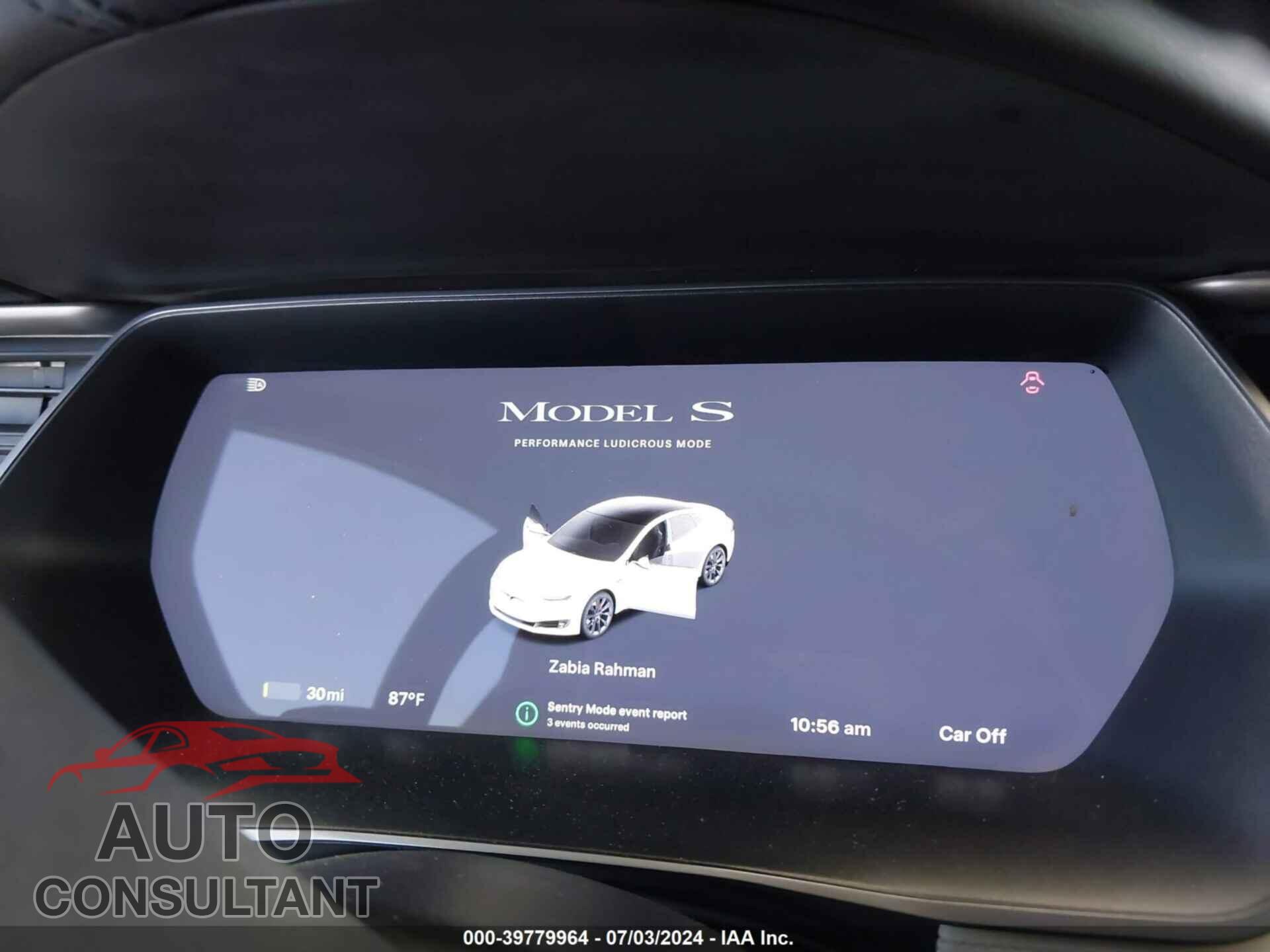 TESLA MODEL S 2020 - 5YJSA1E41LF366496