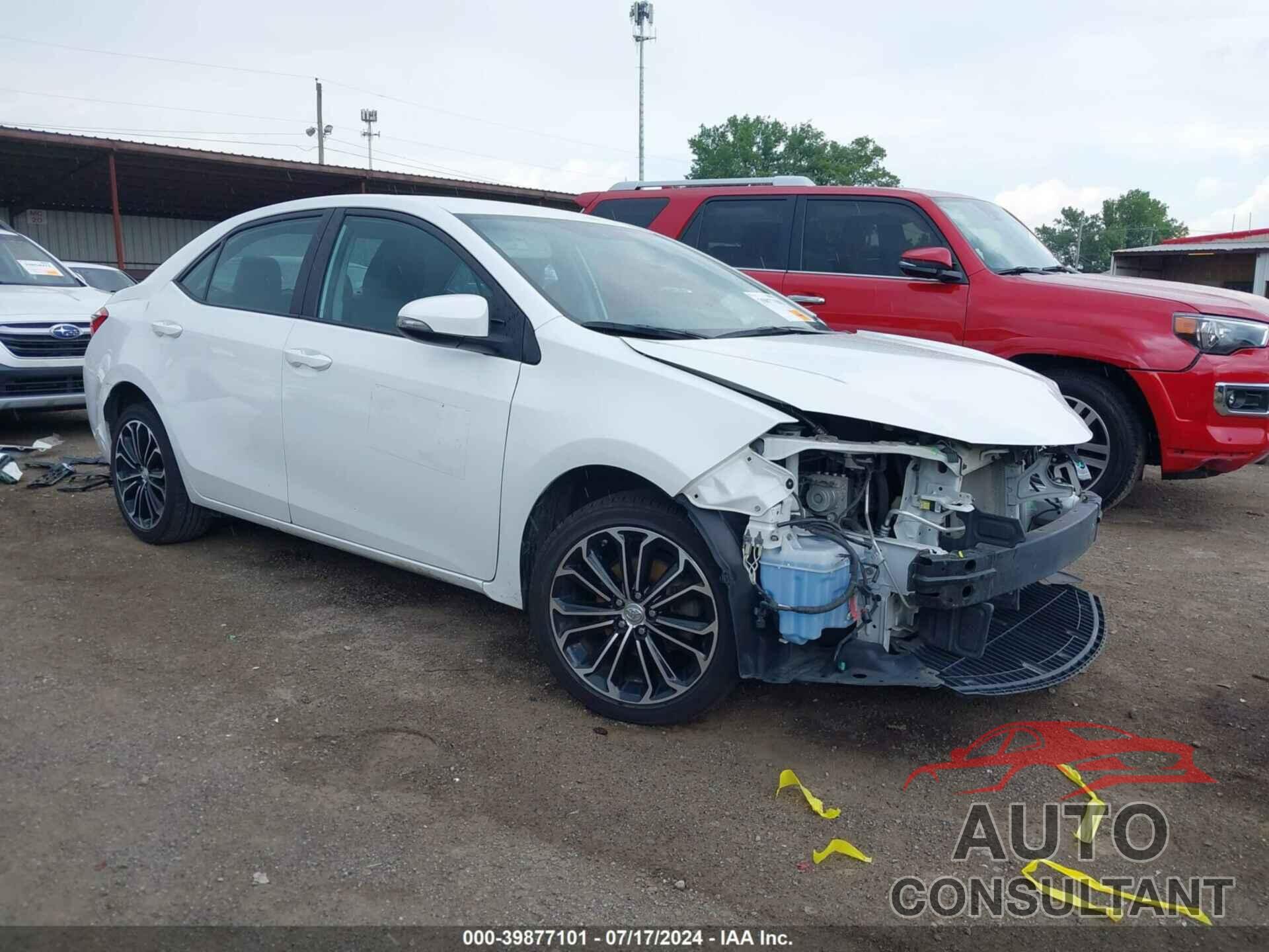 TOYOTA COROLLA 2016 - 2T1BURHE0GC617707