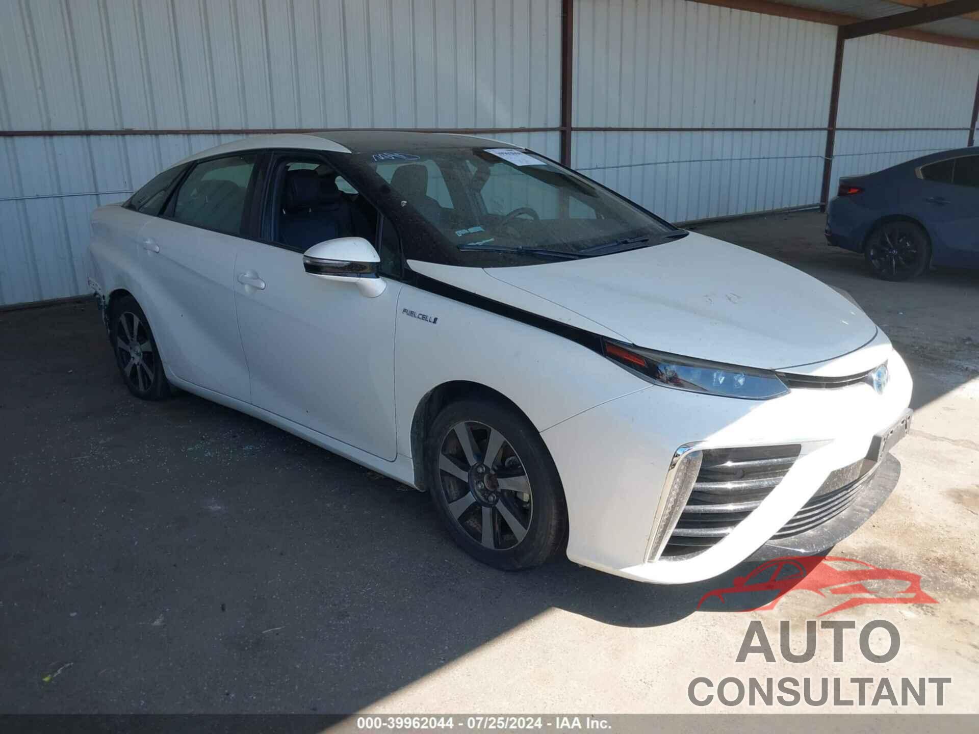 TOYOTA MIRAI 2017 - JTDBVRBD9HA001703