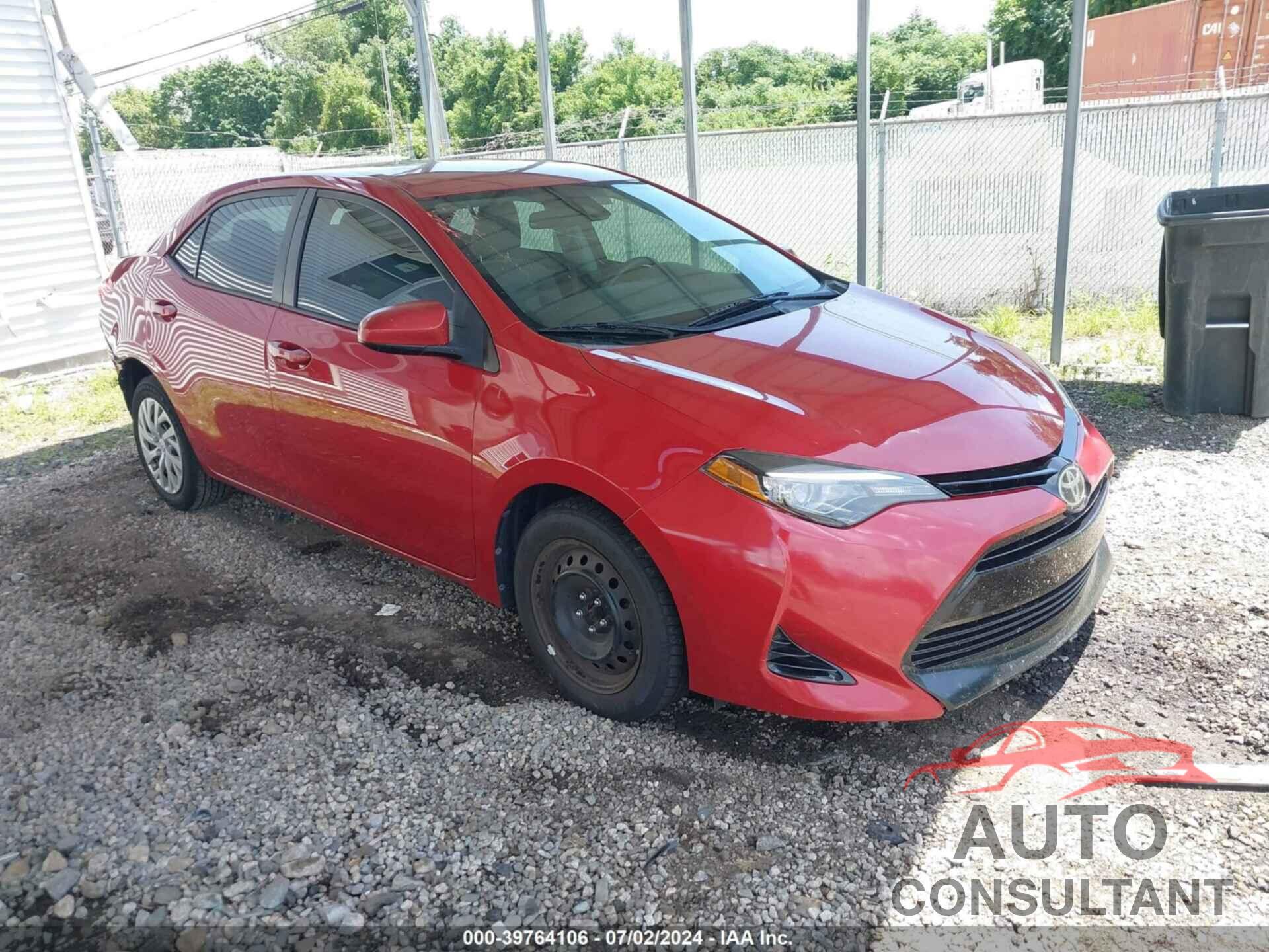 TOYOTA COROLLA 2017 - 2T1BURHE3HC829213