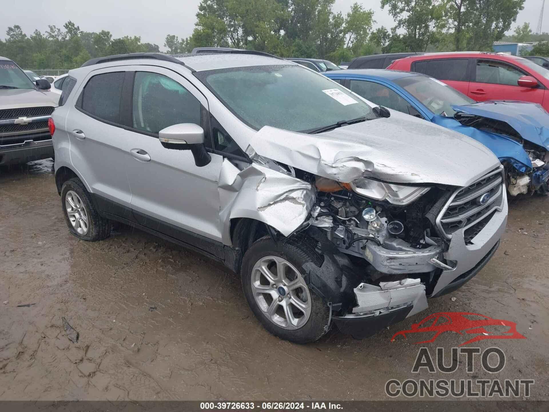 FORD ECOSPORT 2022 - MAJ6S3GL9NC467824