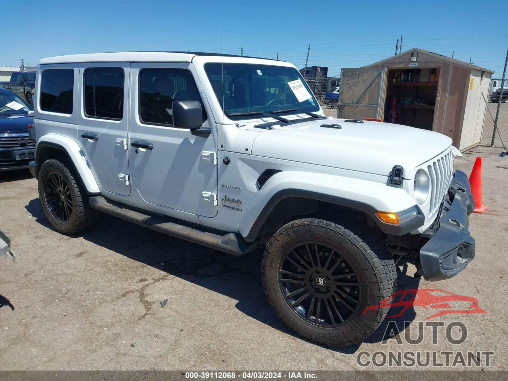 JEEP WRANGLER UNLIMITED 2018 - 1C4HJXEG0JW260427