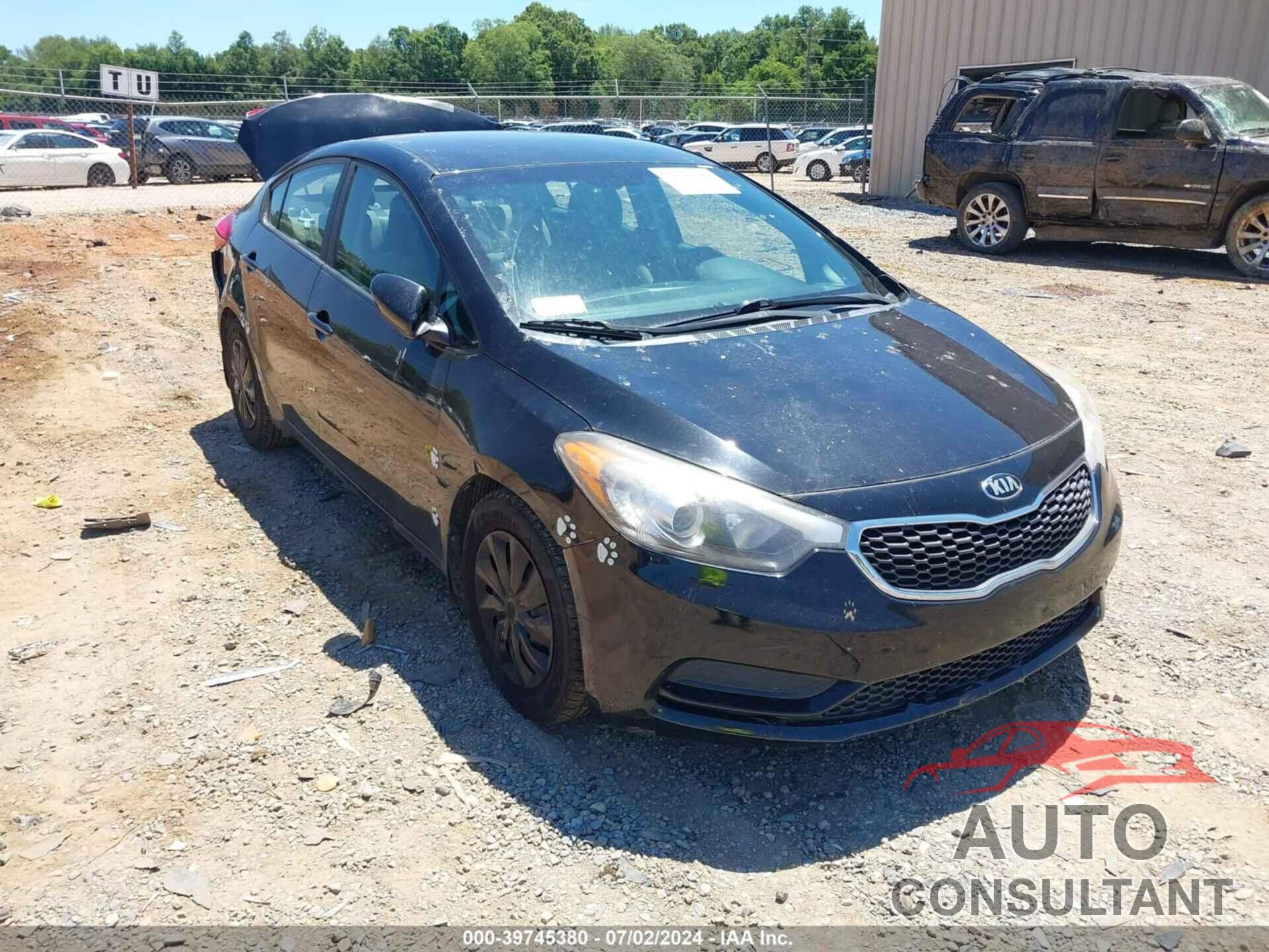 KIA FORTE 2016 - KNAFK4A60G5542515