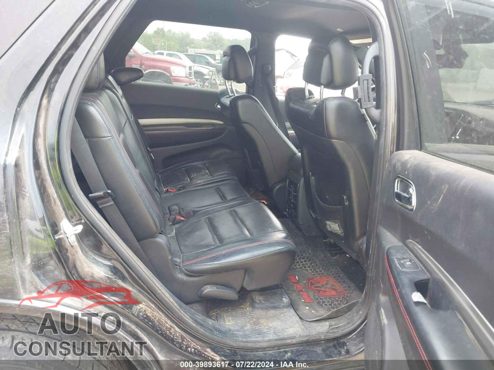 DODGE DURANGO 2017 - 1C4SDJCTXHC623161