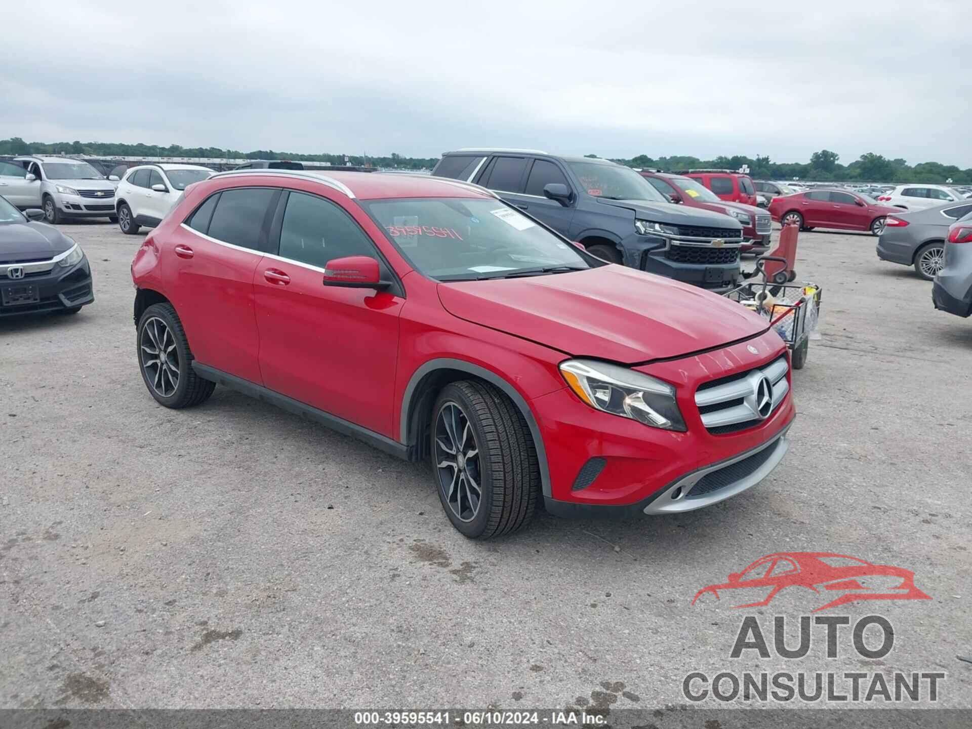 MERCEDES-BENZ GLA 250 2016 - WDCTG4GB5GJ234320