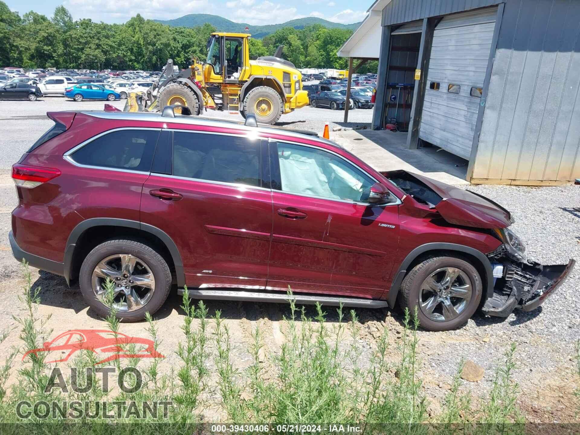 TOYOTA HIGHLANDER 2017 - 5TDDZRFH4HS458075