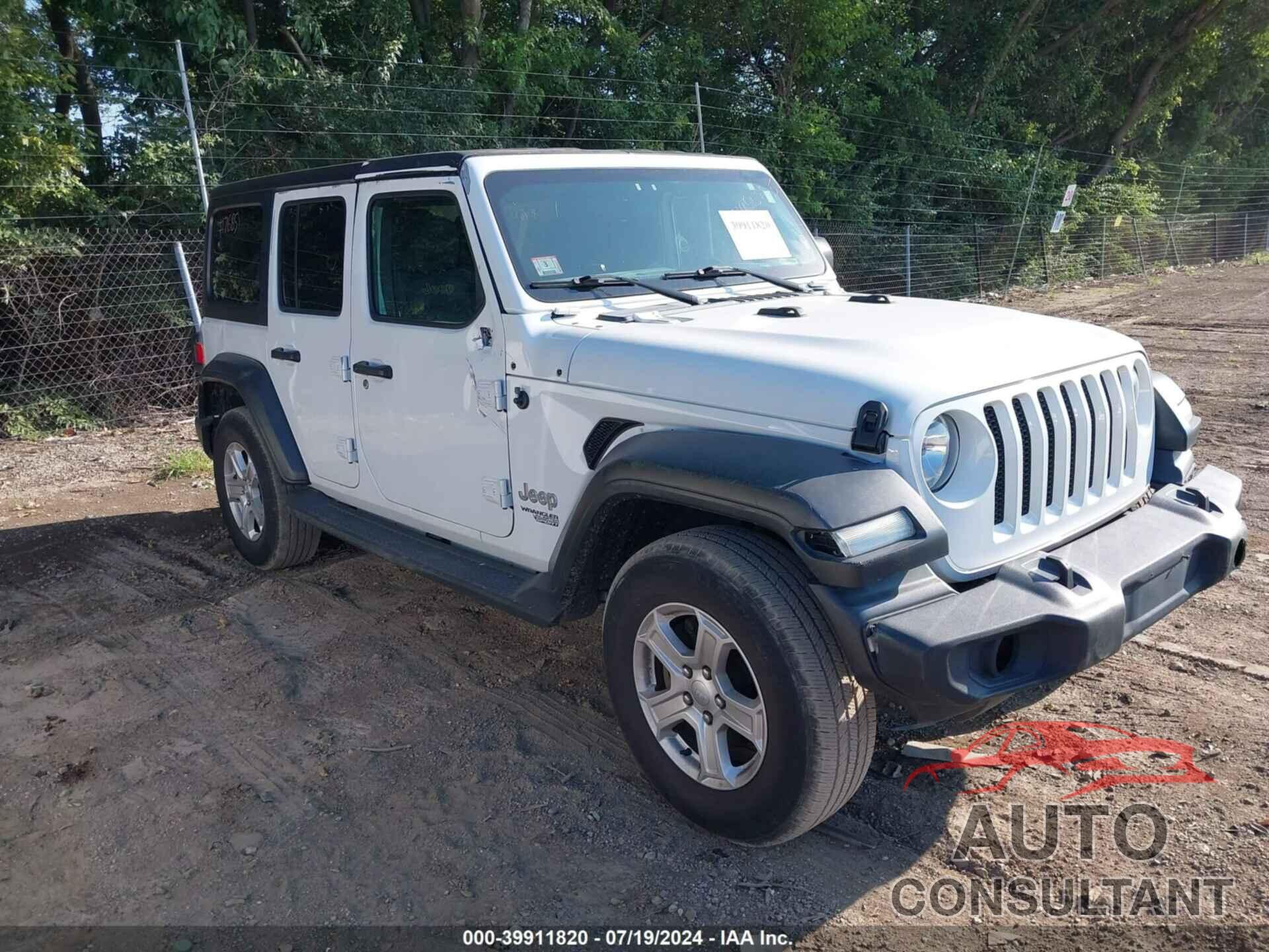 JEEP WRANGLER UNLIMITED 2020 - 1C4HJXDNDLW199454