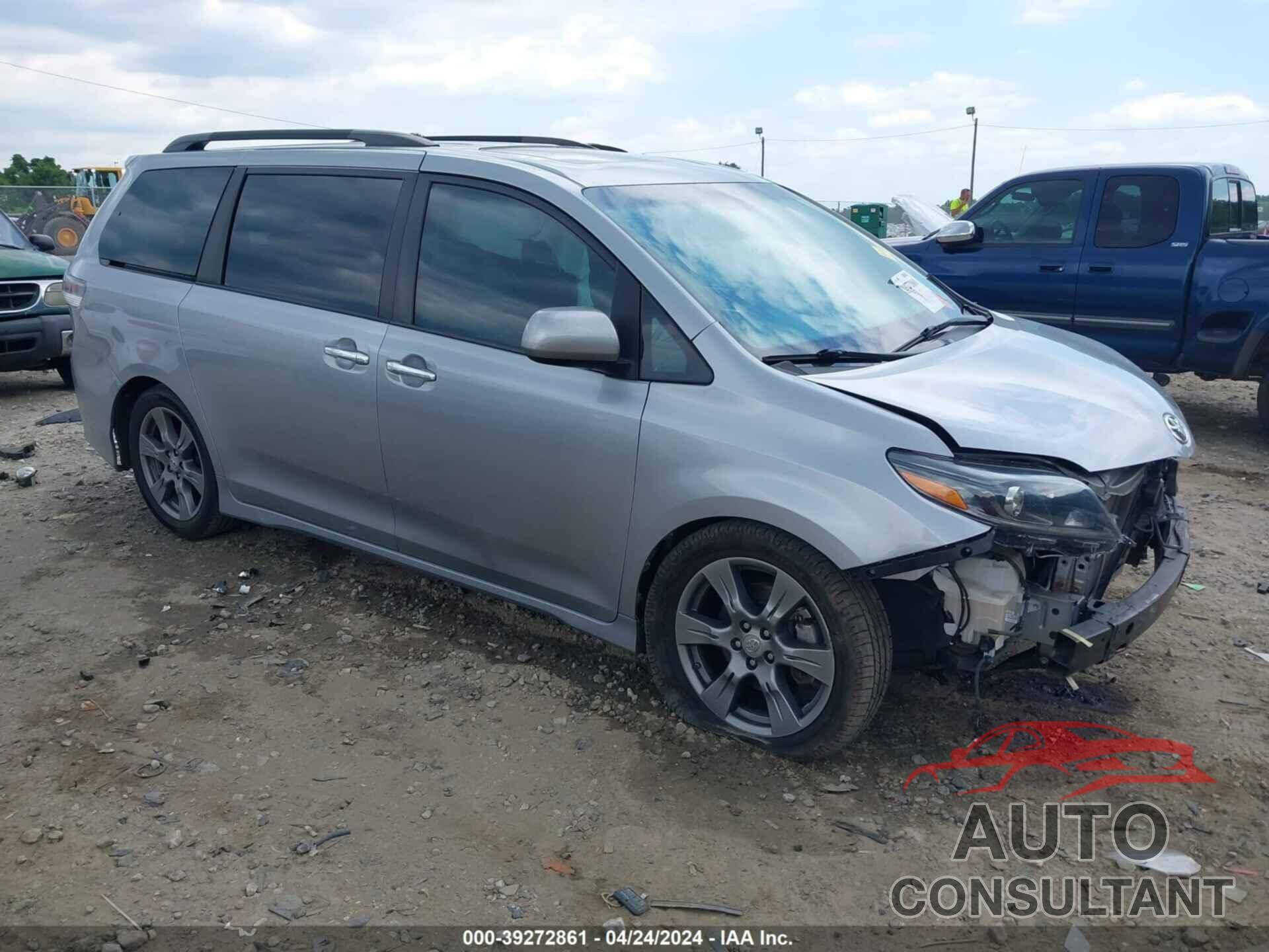 TOYOTA SIENNA 2017 - 5TDXZ3DC0HS898439