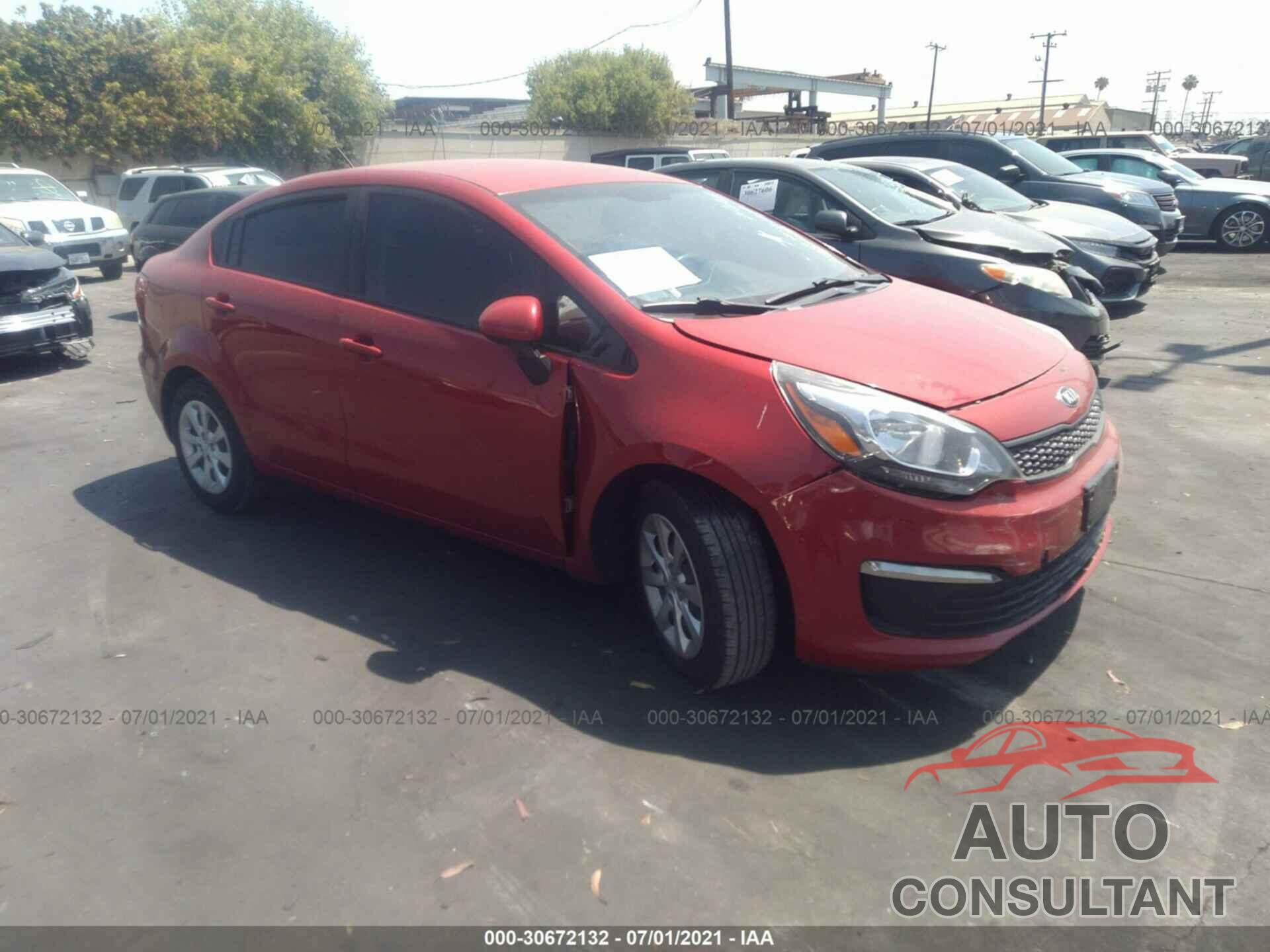 KIA RIO 2017 - KNADM4A3XH6016184