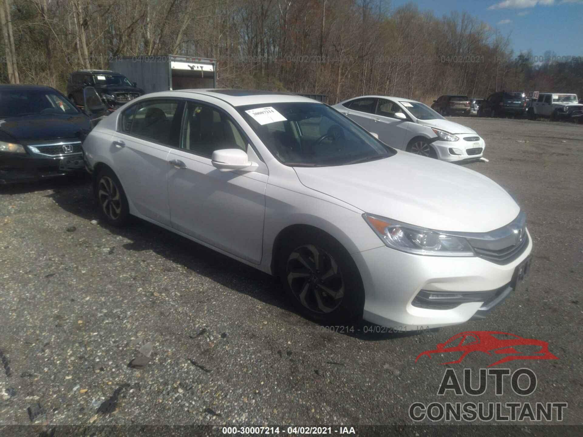 HONDA ACCORD SEDAN 2016 - 1HGCR2F81GA228669