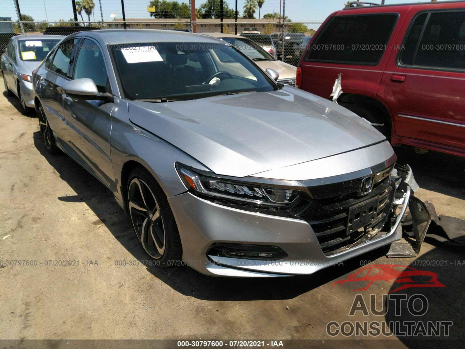 HONDA ACCORD SEDAN 2019 - 1HGCV1F38KA166478