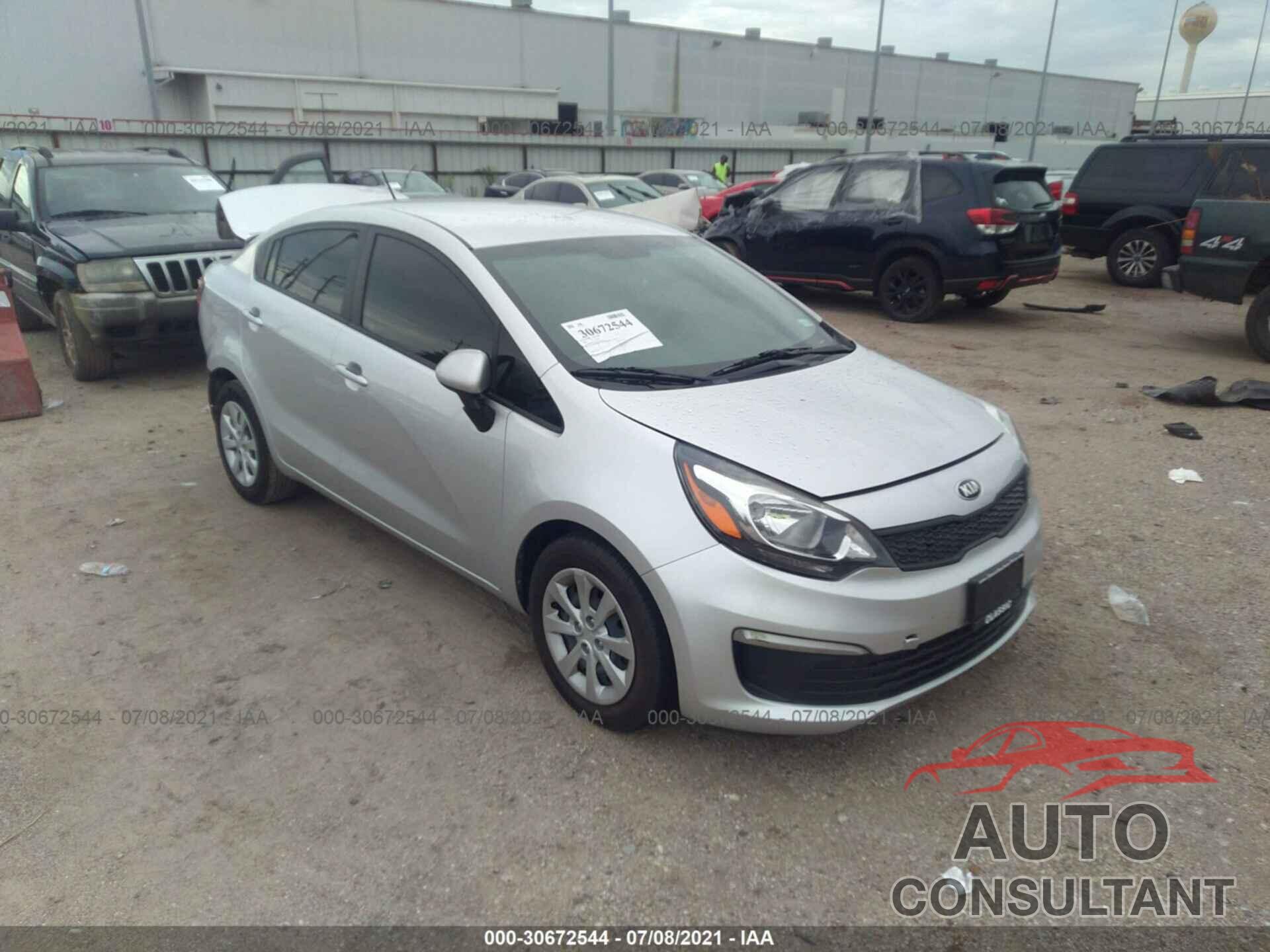 KIA RIO 2017 - KNADM4A37H6050096