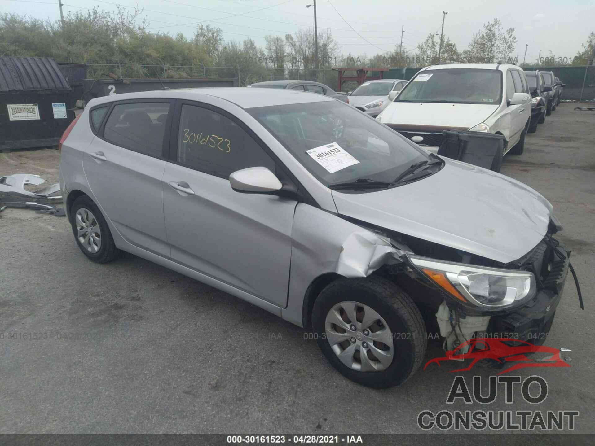 HYUNDAI ACCENT 2016 - KMHCT5AE8GU256283
