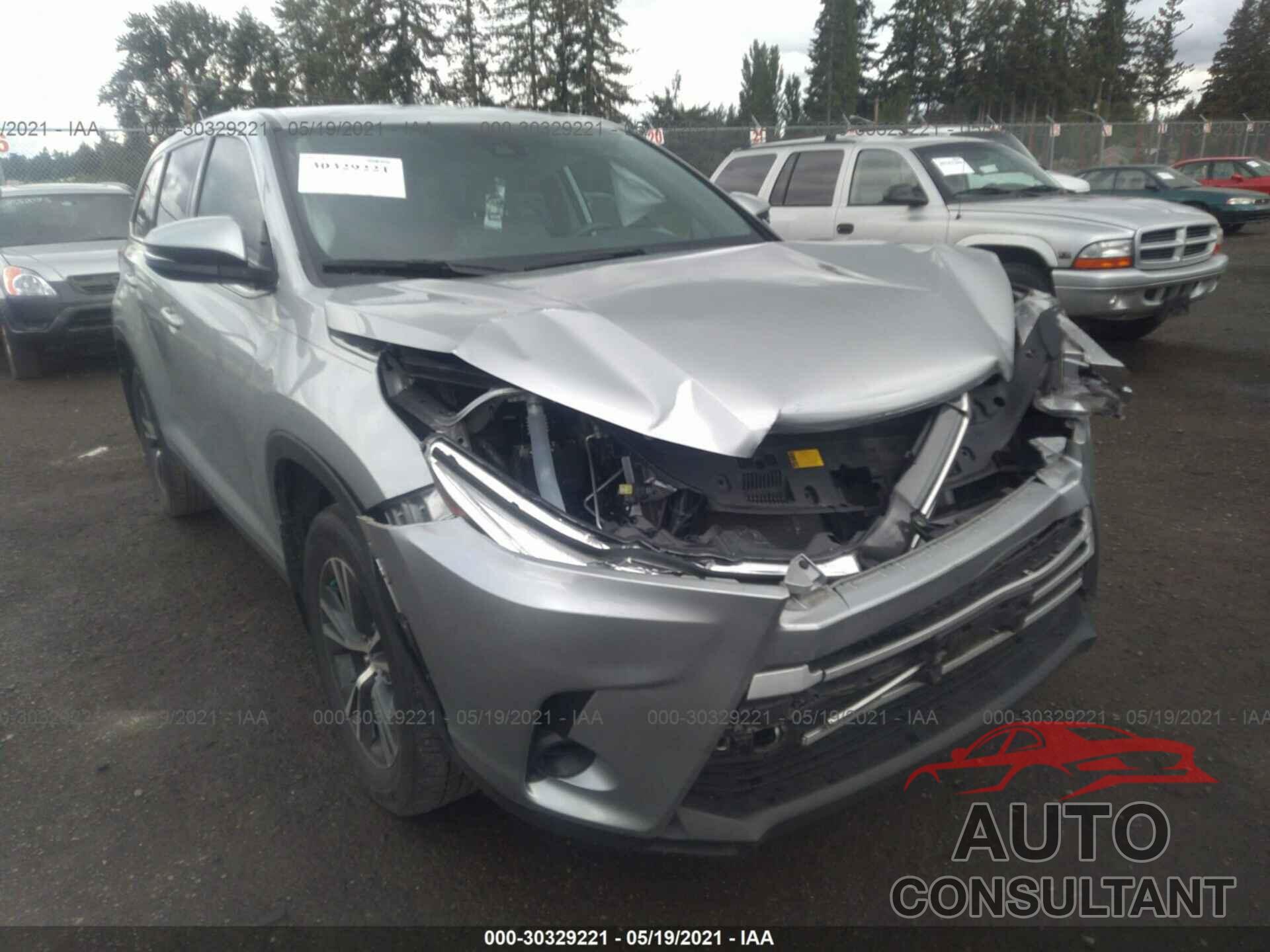 TOYOTA HIGHLANDER 2019 - 5TDZARFH6KS044767