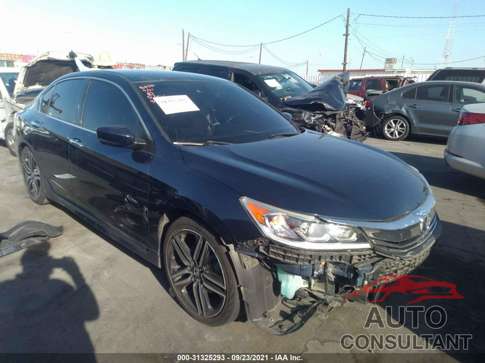 HONDA ACCORD SEDAN 2016 - 1HGCR2F65GA023368