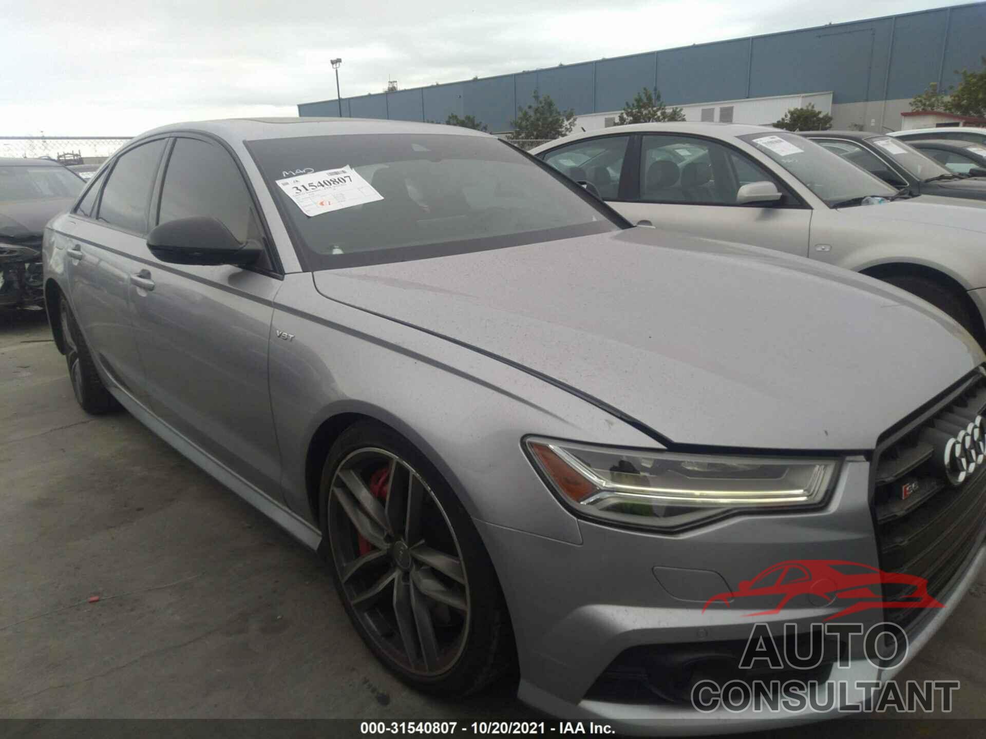 AUDI S6 2017 - WAUHFBFC3HN033794