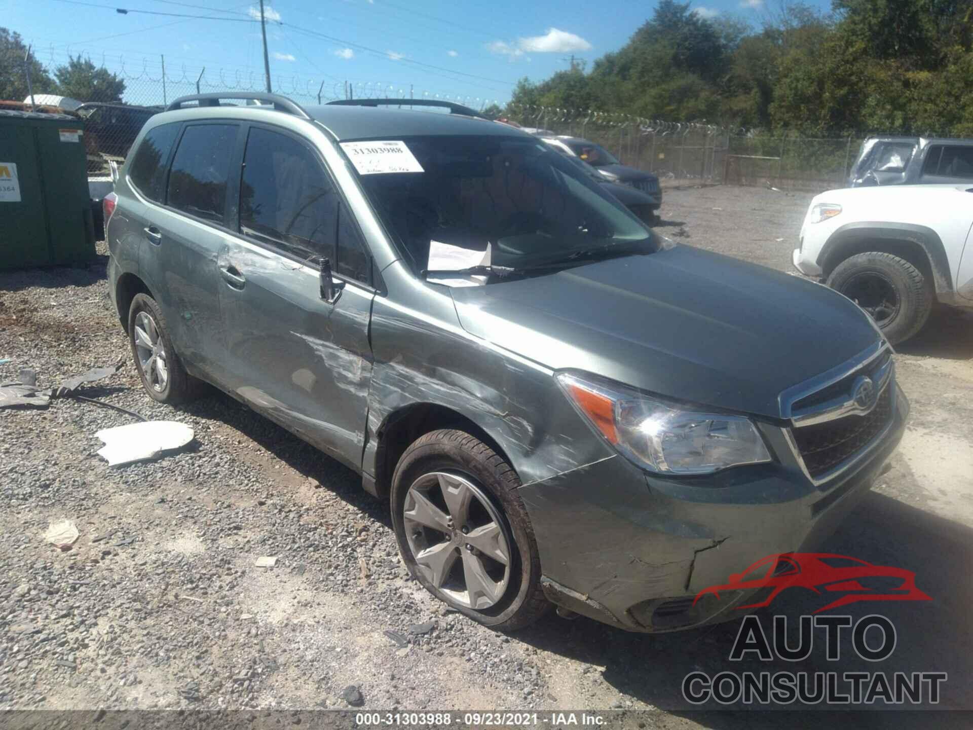 SUBARU FORESTER 2016 - JF2SJABC2GH458106