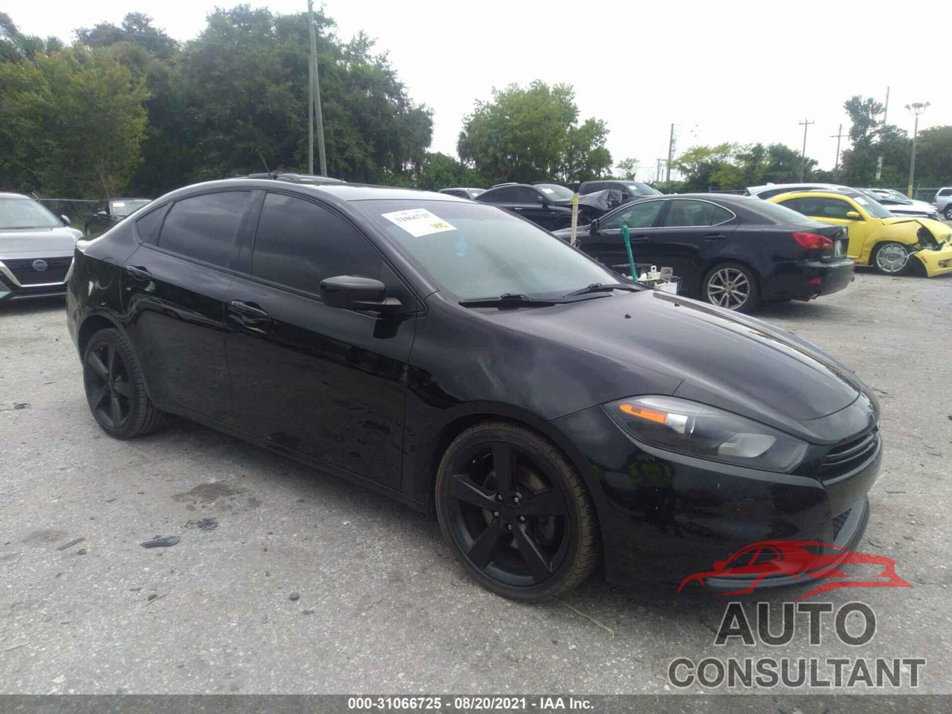 DODGE DART 2016 - 1C3CDFBB1GD539639