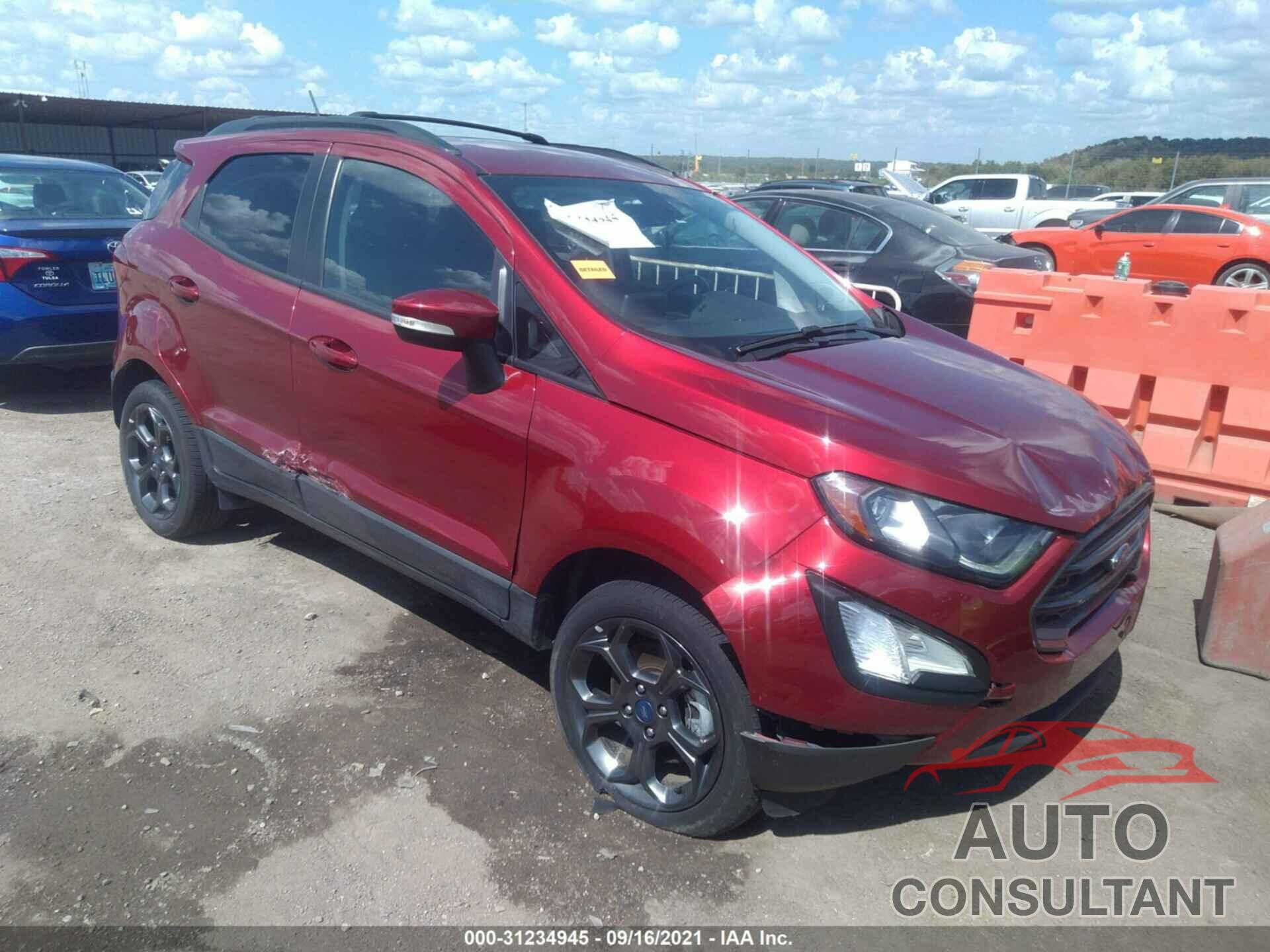 FORD ECOSPORT 2018 - MAJ6P1CL8JC168993