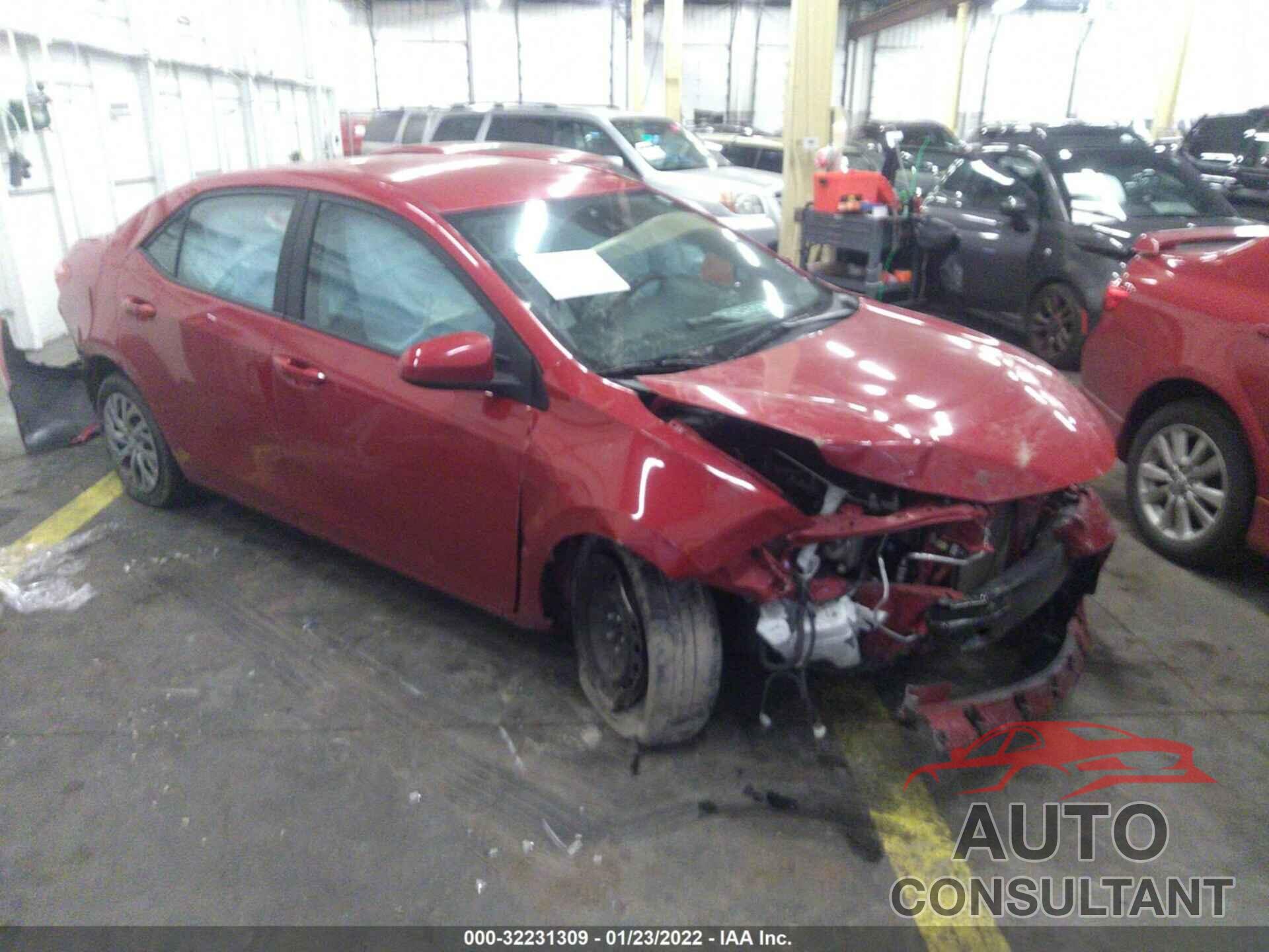 TOYOTA COROLLA 2019 - 2T1BURHE2KC233274
