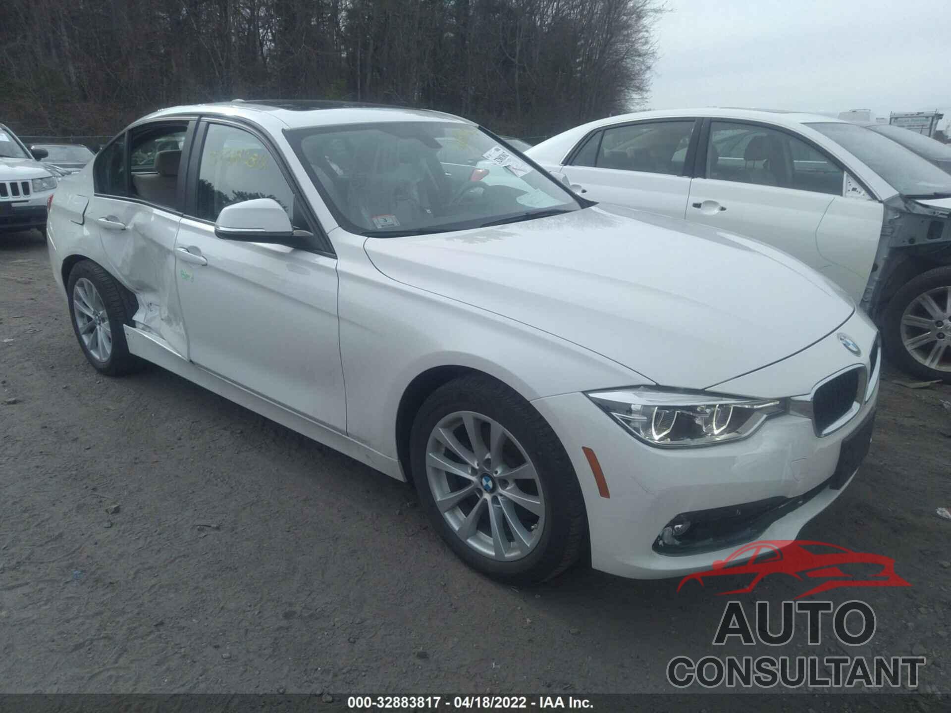 BMW 3 SERIES 2018 - WBA8E5G53JNU47748