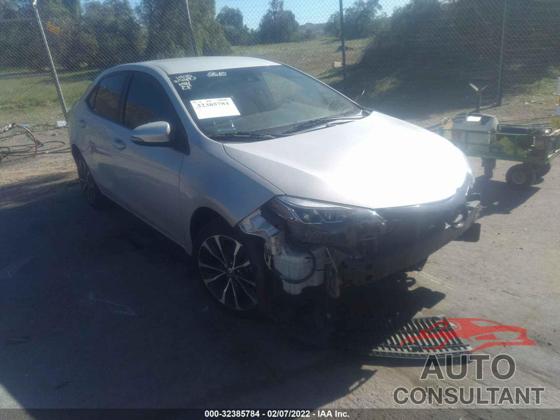 TOYOTA COROLLA 2018 - 5YFBURHE0JP768618