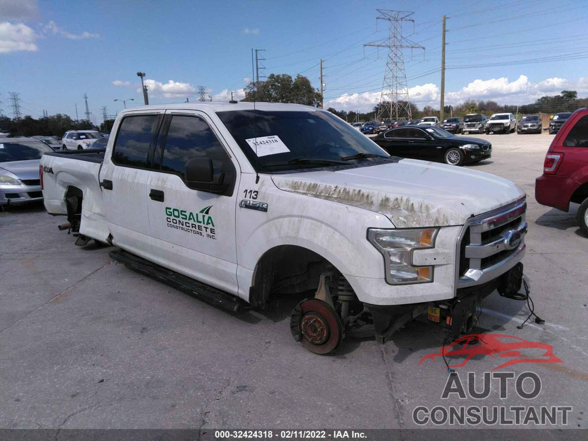 FORD F-150 2016 - 1FTFW1EF8GFB14587