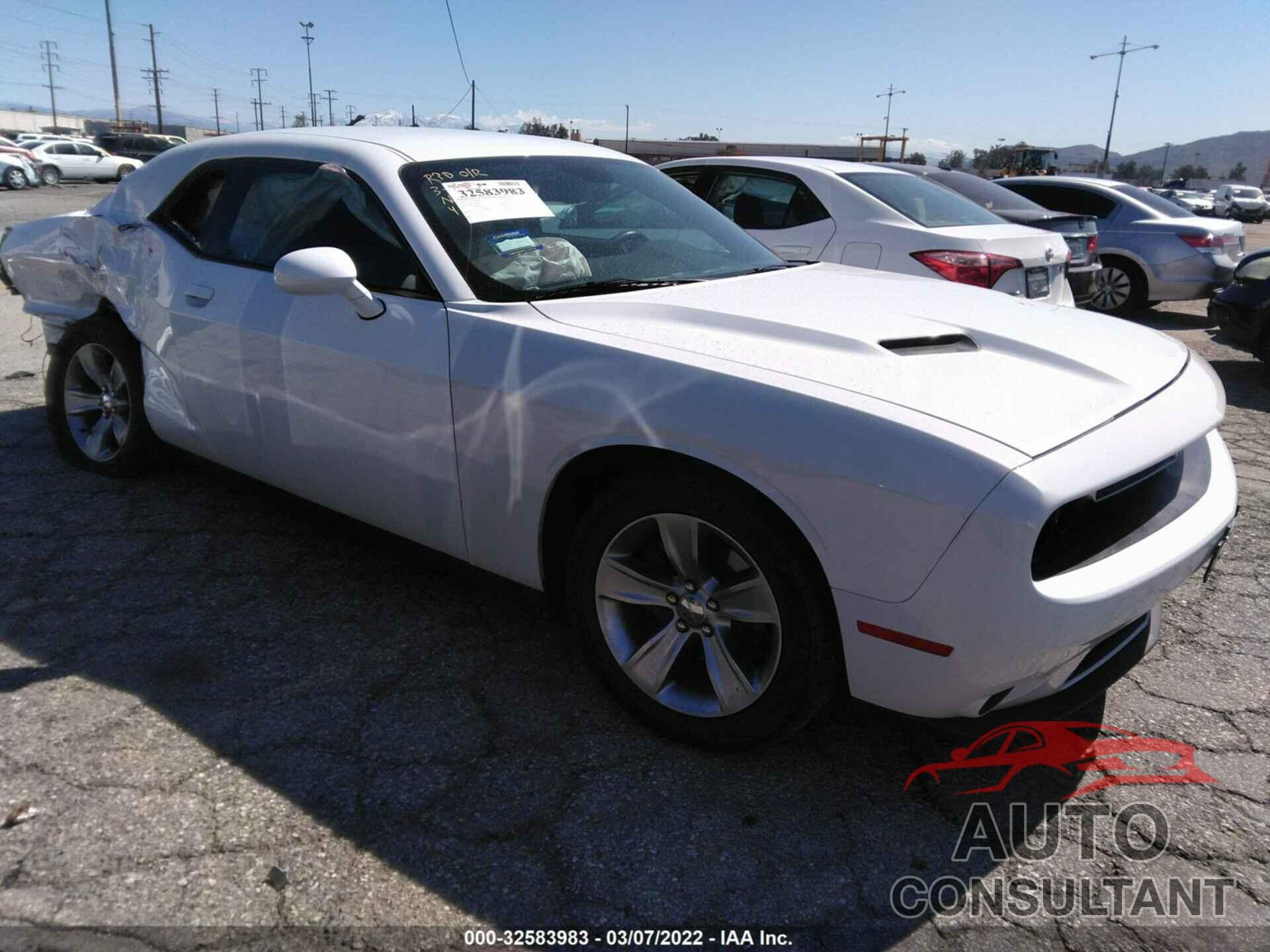 DODGE CHALLENGER 2016 - 2C3CDZAG8GH354313