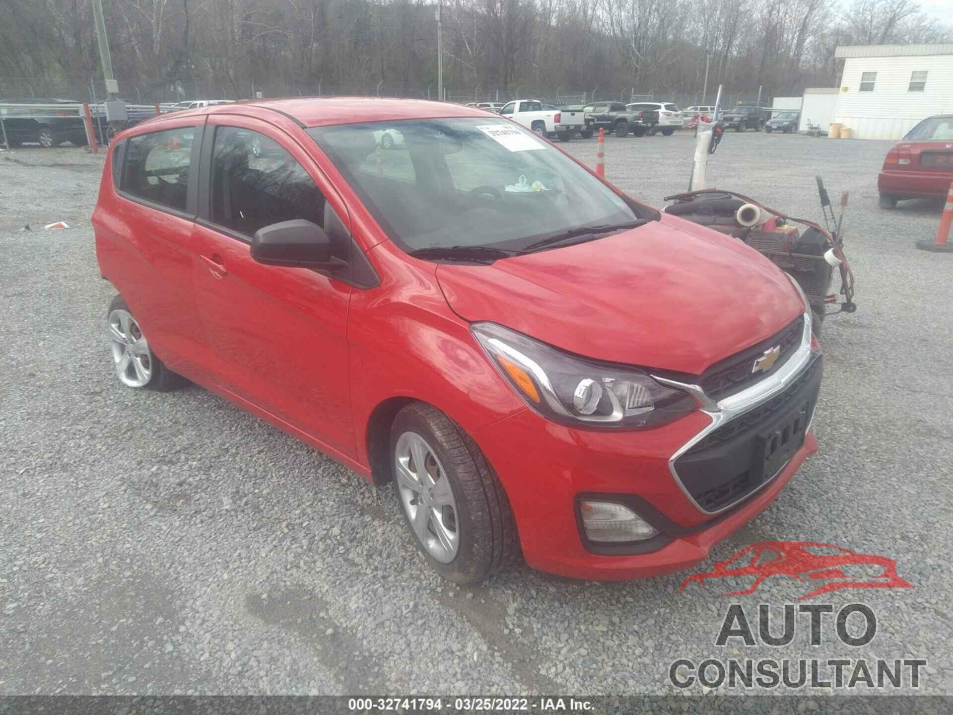 CHEVROLET SPARK 2019 - KL8CB6SA6KC720946