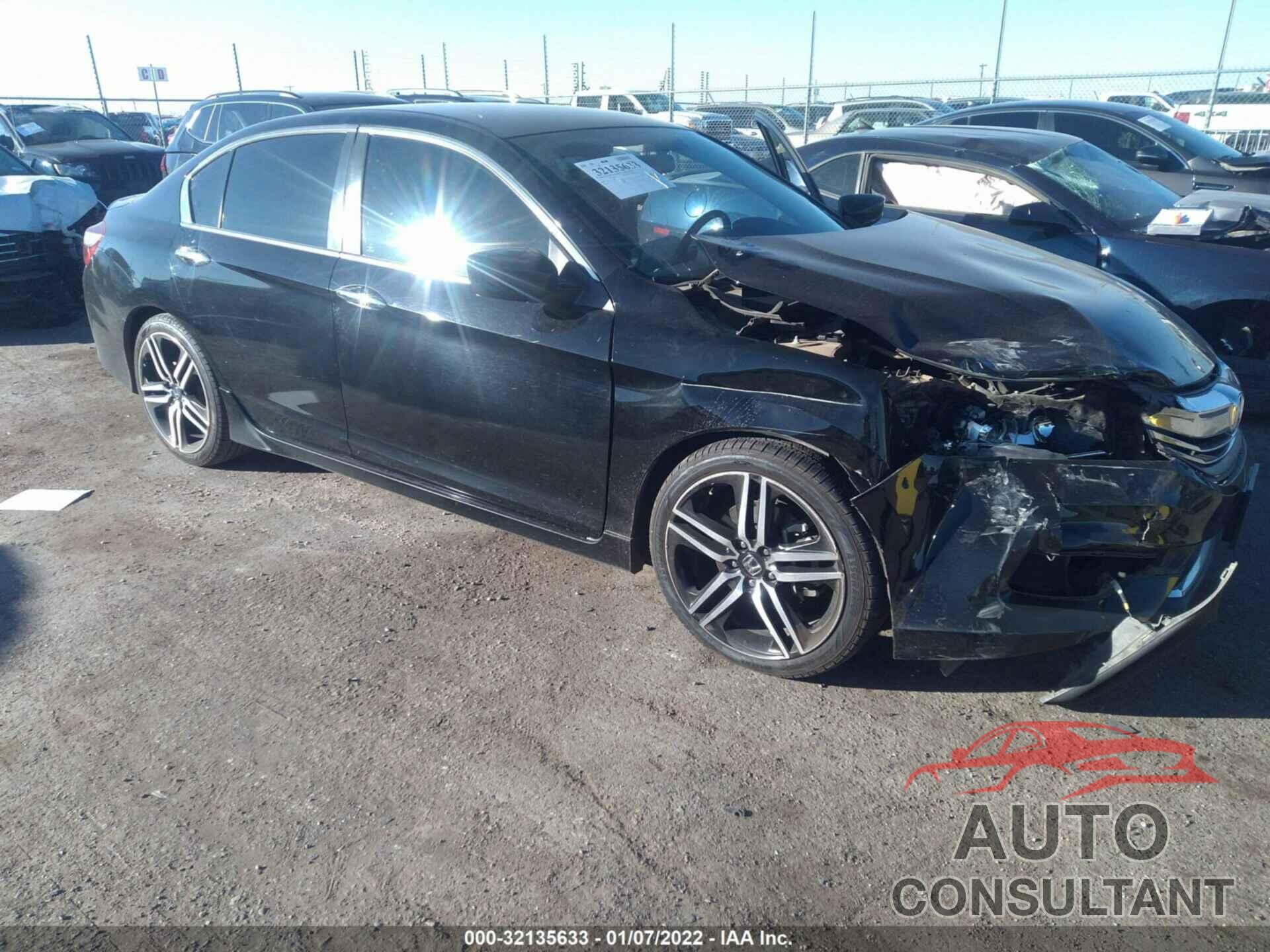 HONDA ACCORD SEDAN 2016 - 1HGCR2F56GA074367