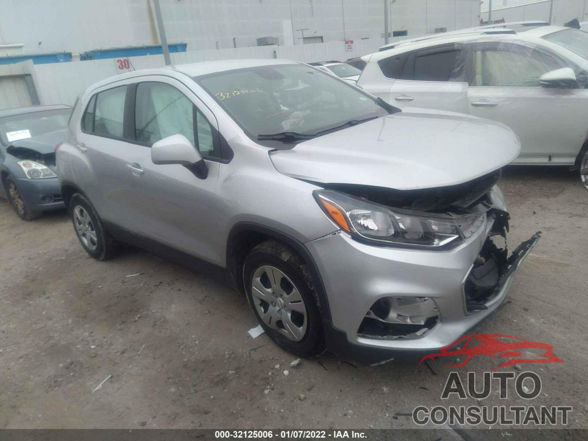 CHEVROLET TRAX 2017 - KL7CJKSB5HB168380